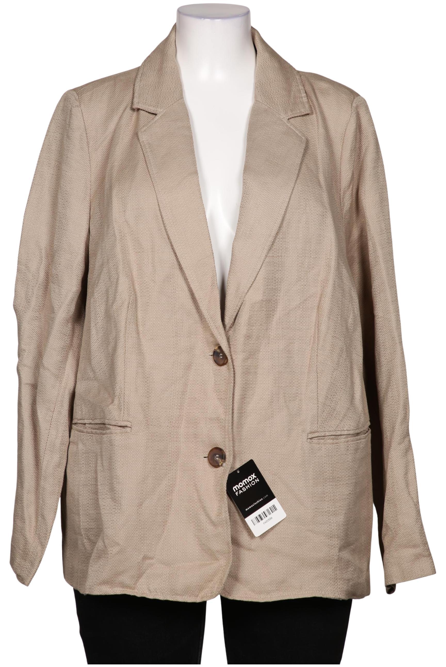 

Ulla Popken Damen Blazer, beige, Gr. 52