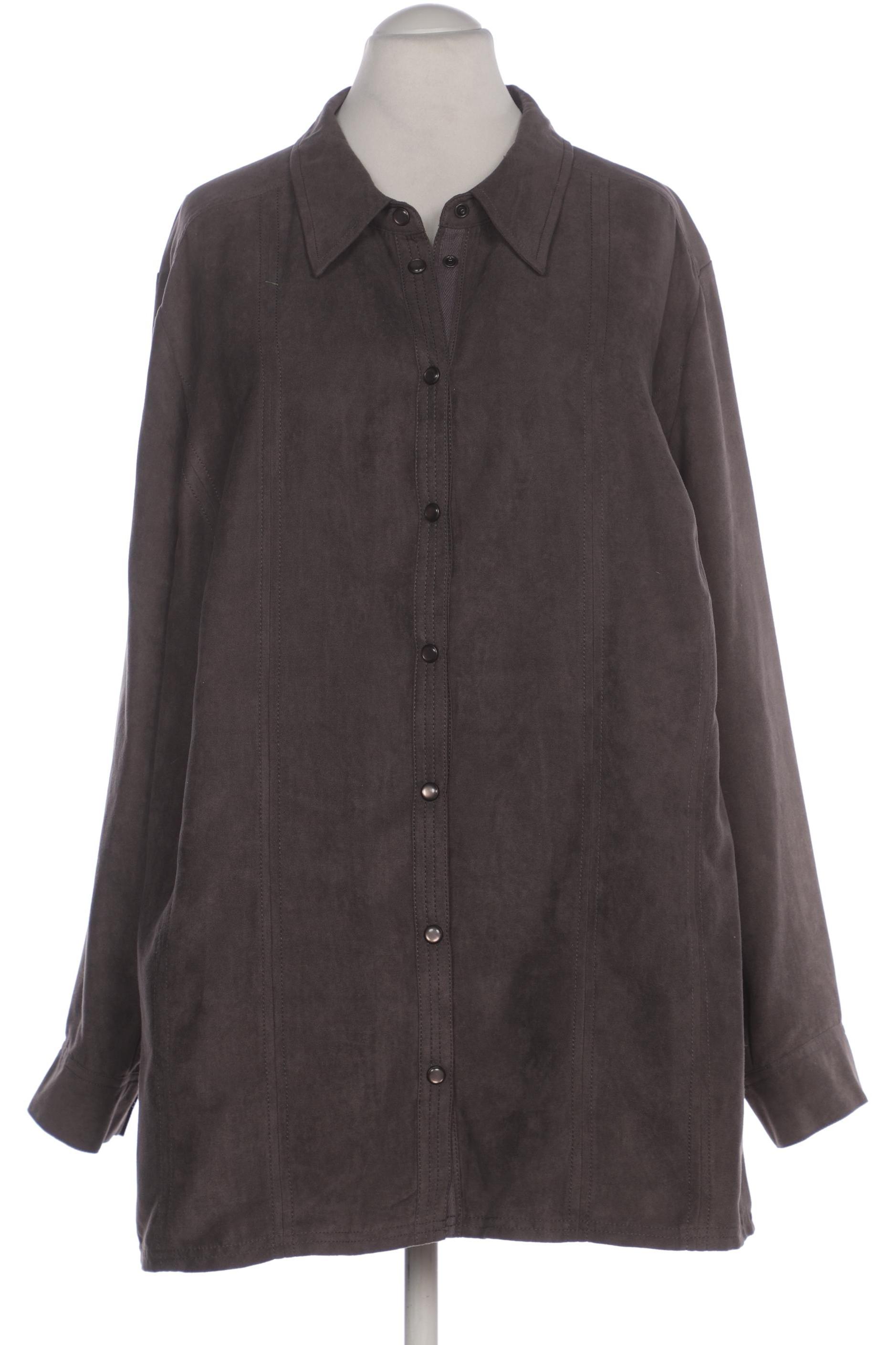 

Ulla Popken Damen Bluse, grau, Gr. 54