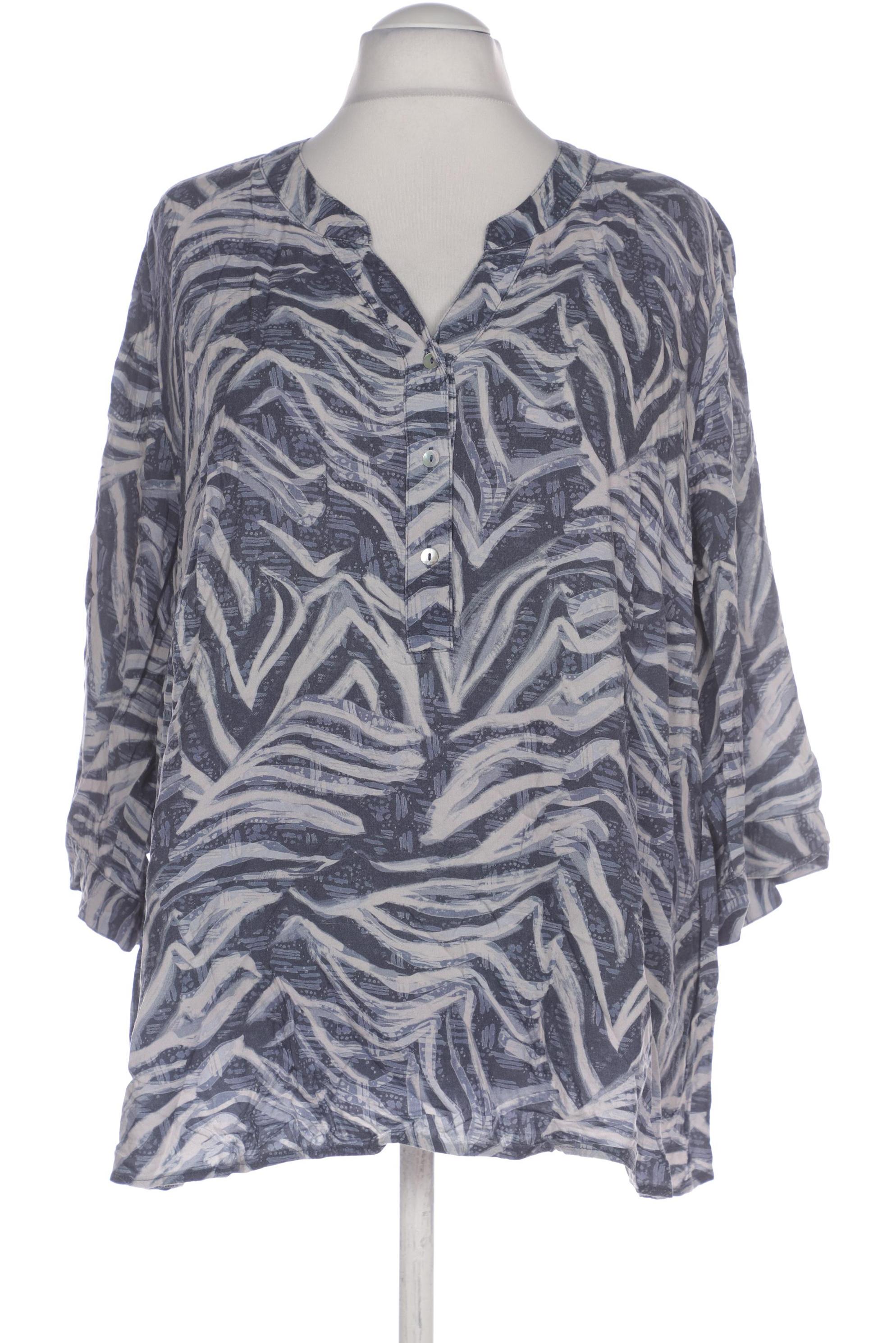 

Ulla Popken Damen Bluse, blau, Gr. 54