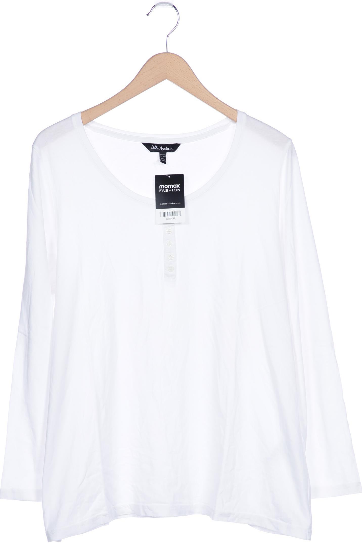 

Ulla Popken Damen Langarmshirt, weiß