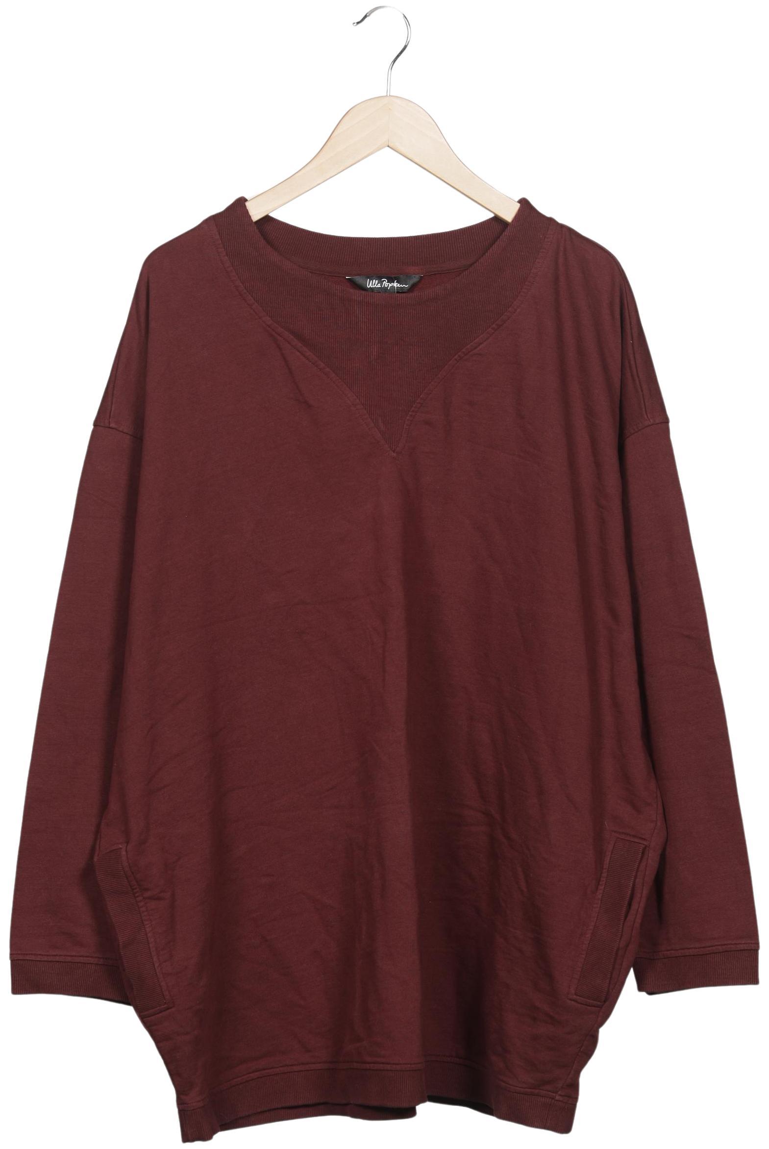 

Ulla Popken Damen Sweatshirt, bordeaux, Gr. 50