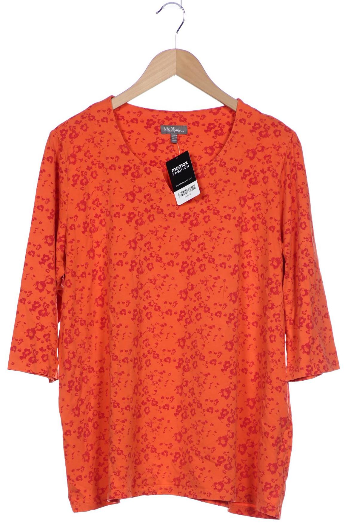 

Ulla Popken Damen Langarmshirt, orange, Gr. 46