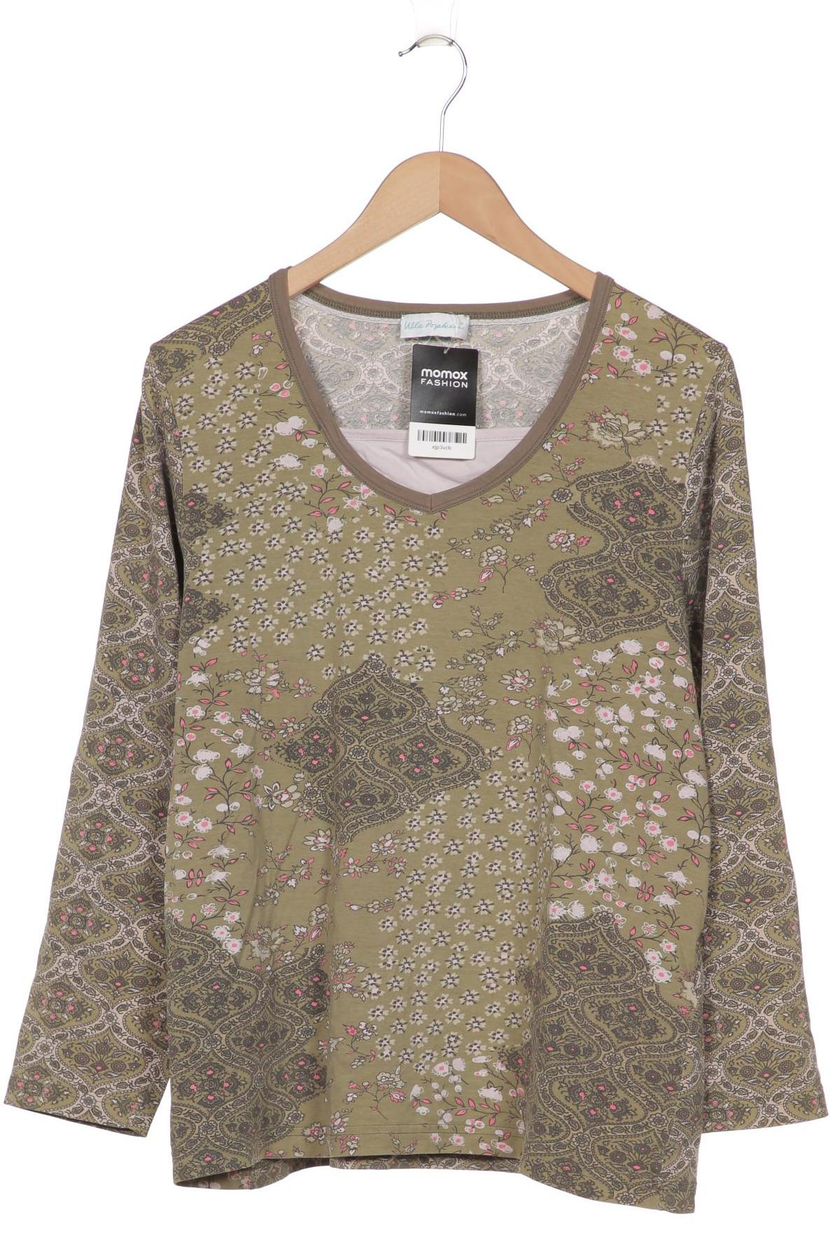 

Ulla Popken Damen Langarmshirt, grün, Gr. 46