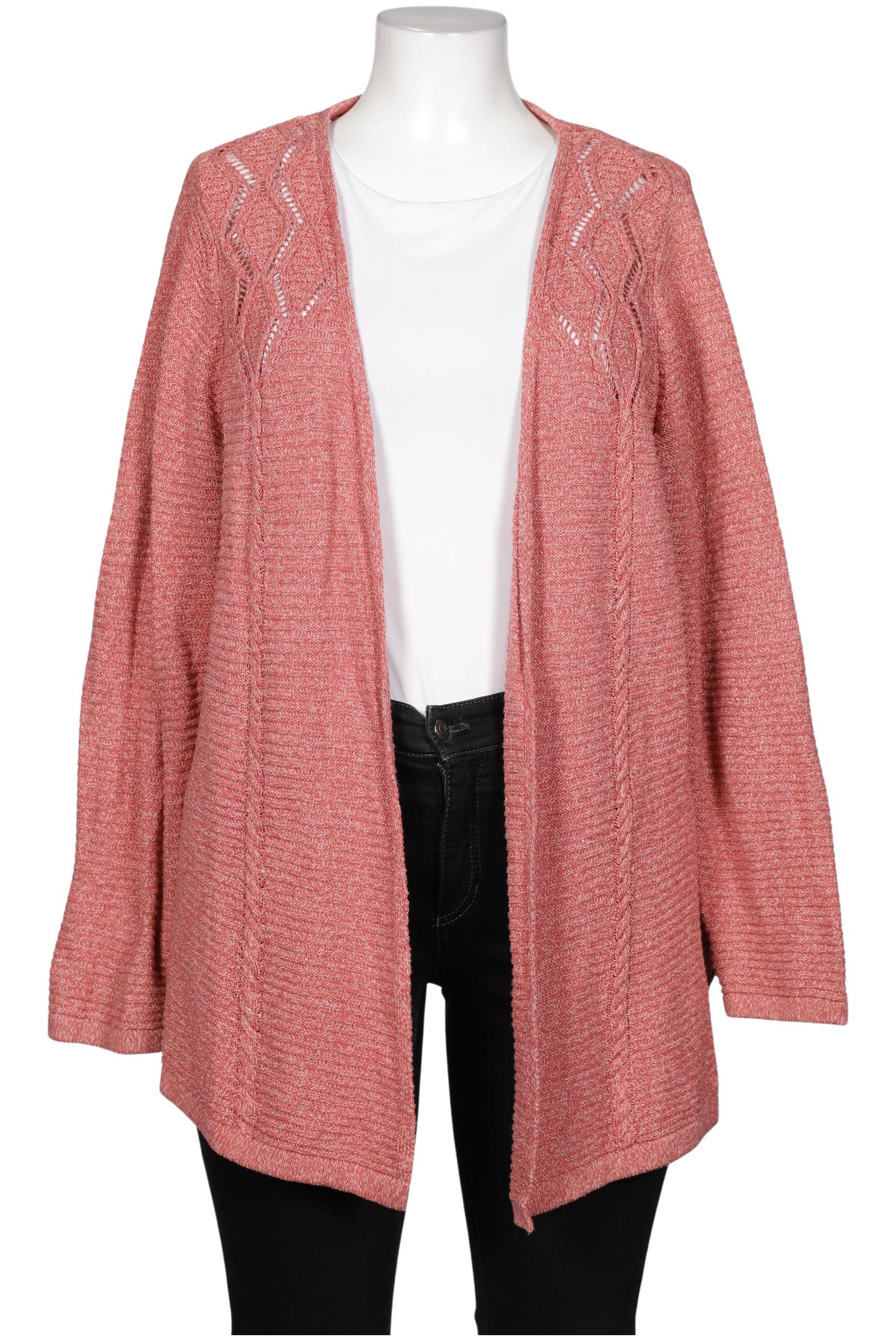 

Ulla Popken Damen Strickjacke, pink, Gr. 46