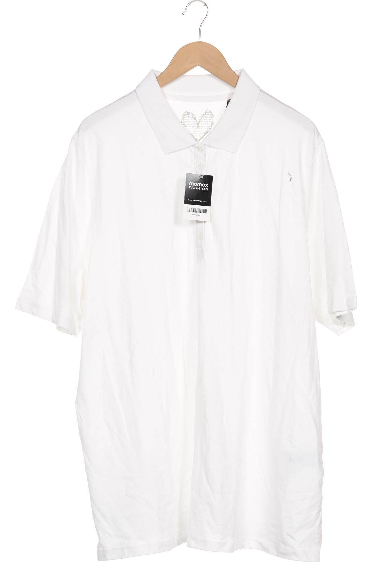 

Ulla Popken Damen Poloshirt, weiß, Gr. 50