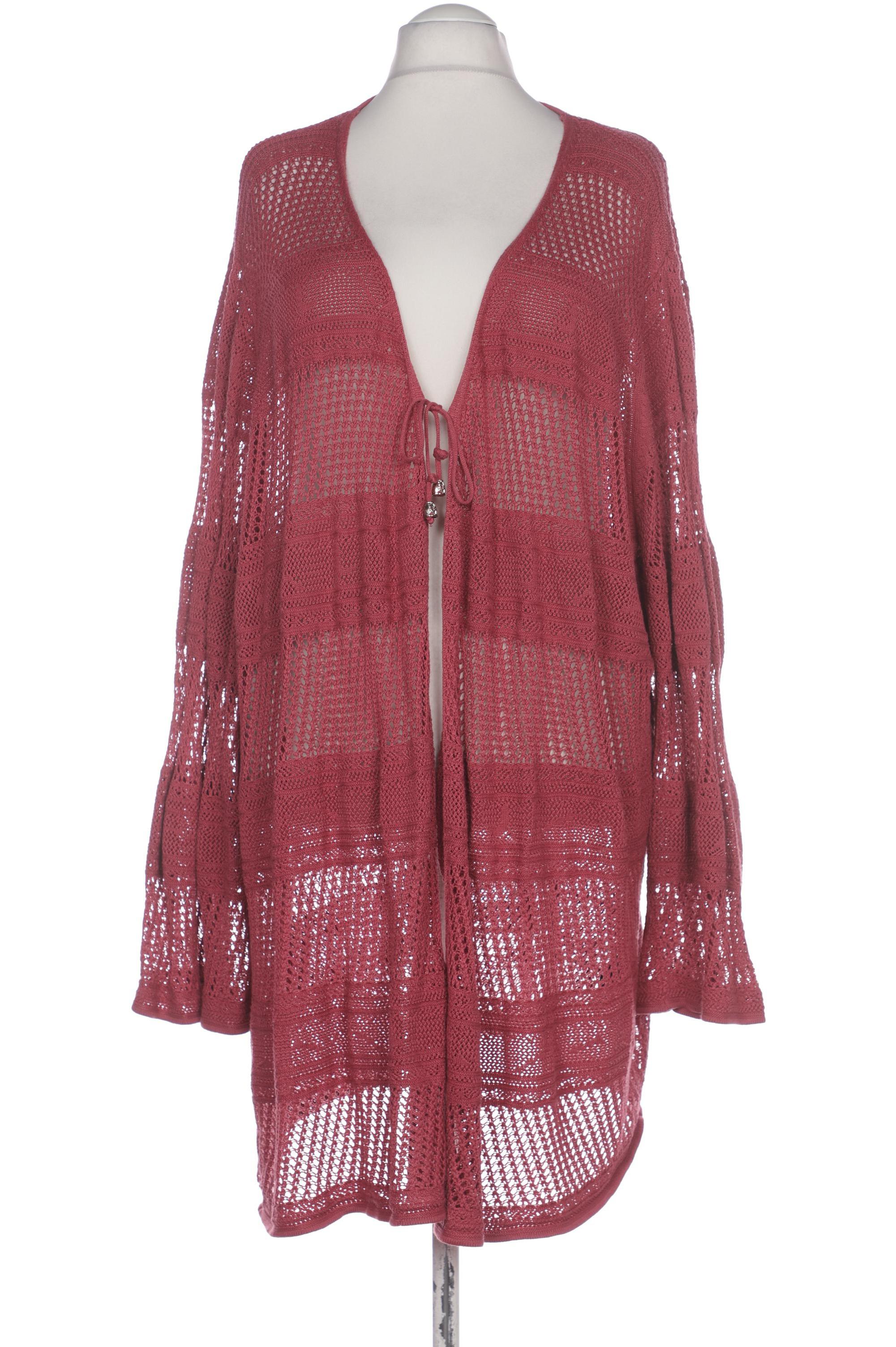 

Ulla Popken Damen Strickjacke, pink, Gr. 58