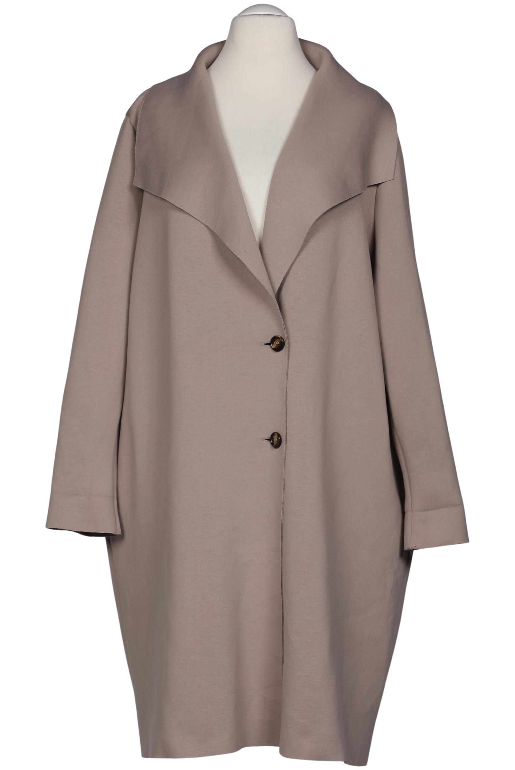 

Ulla Popken Damen Mantel, beige, Gr. 58