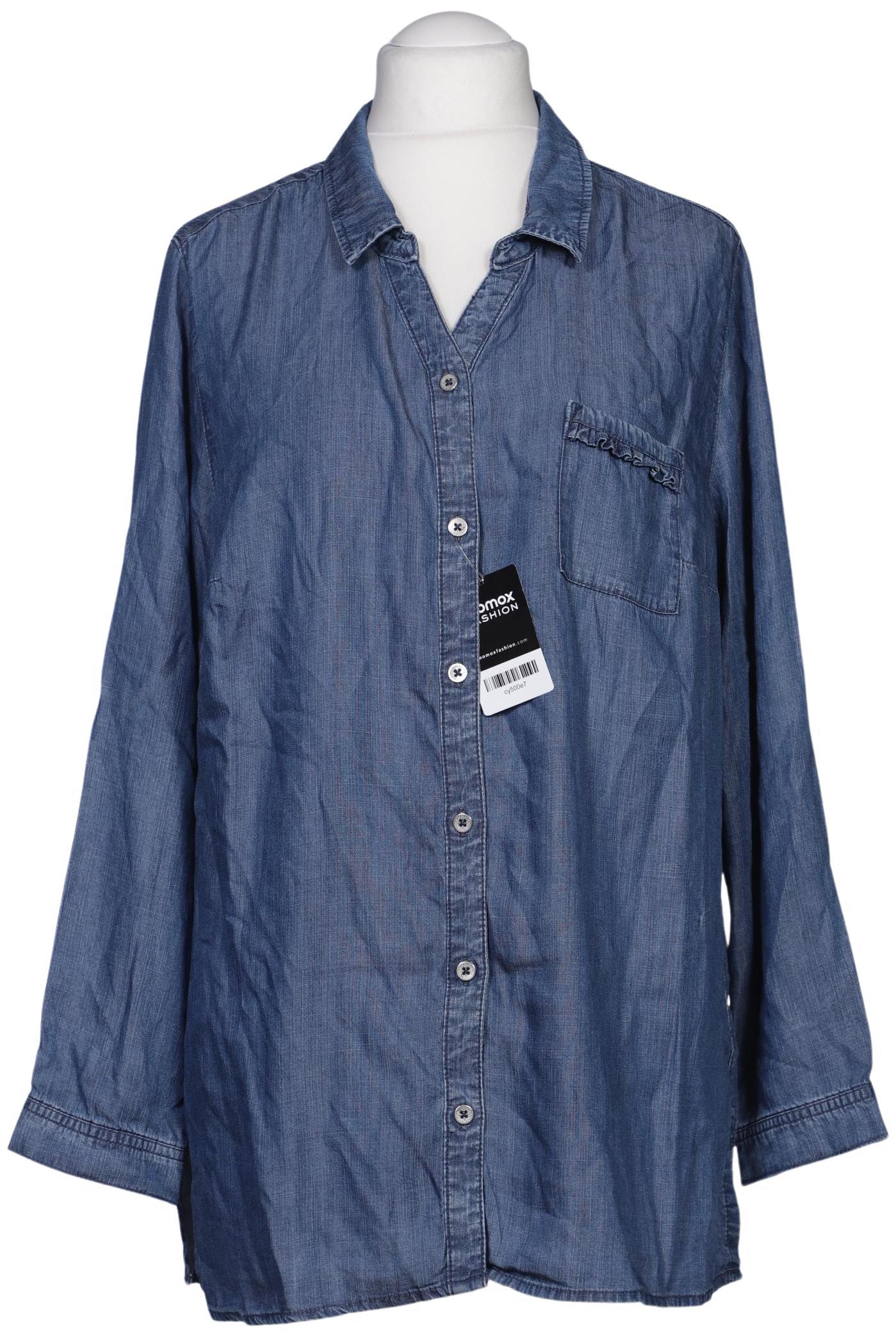 

Ulla Popken Damen Bluse, blau, Gr. 46