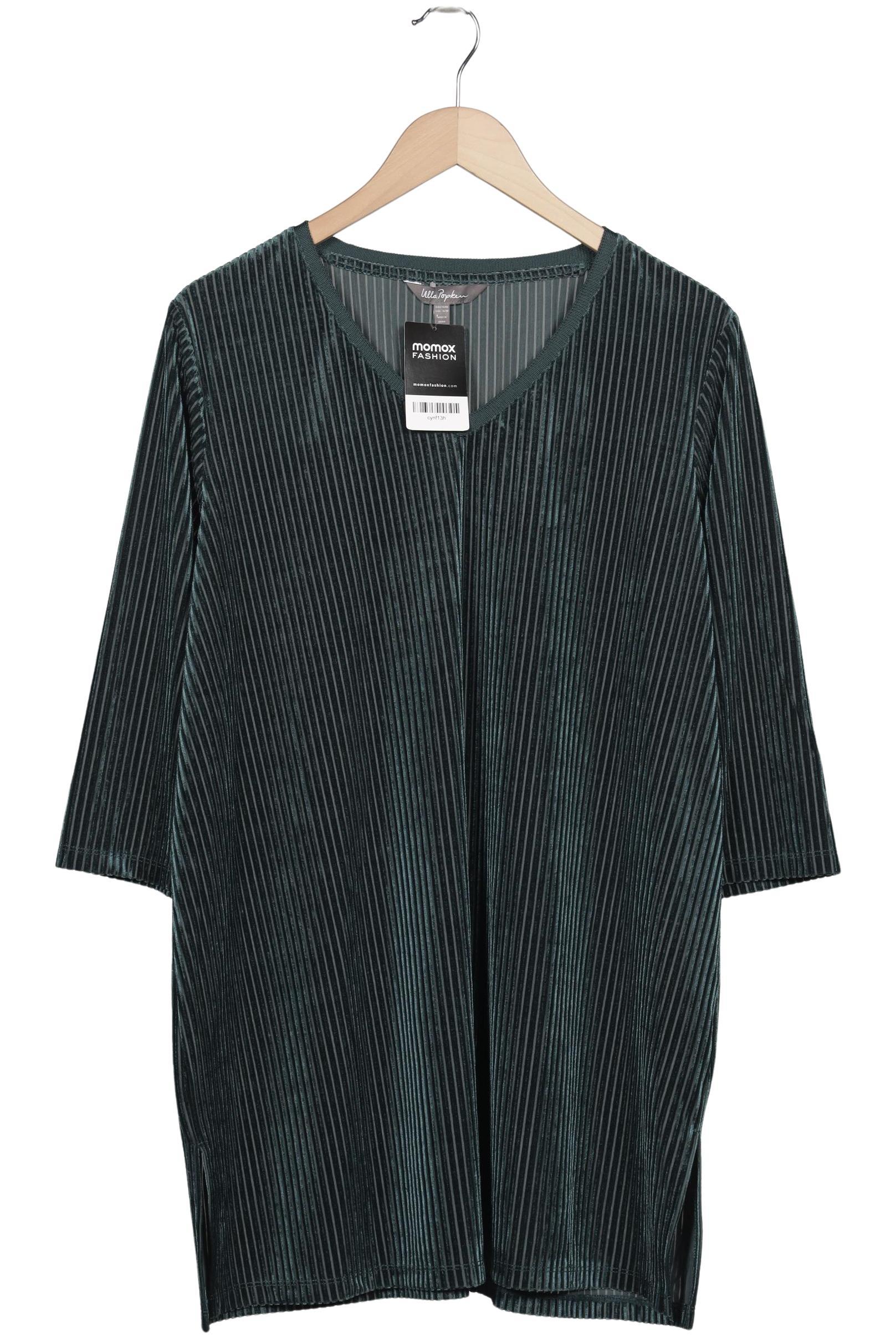 

Ulla Popken Damen Langarmshirt, türkis, Gr. 46