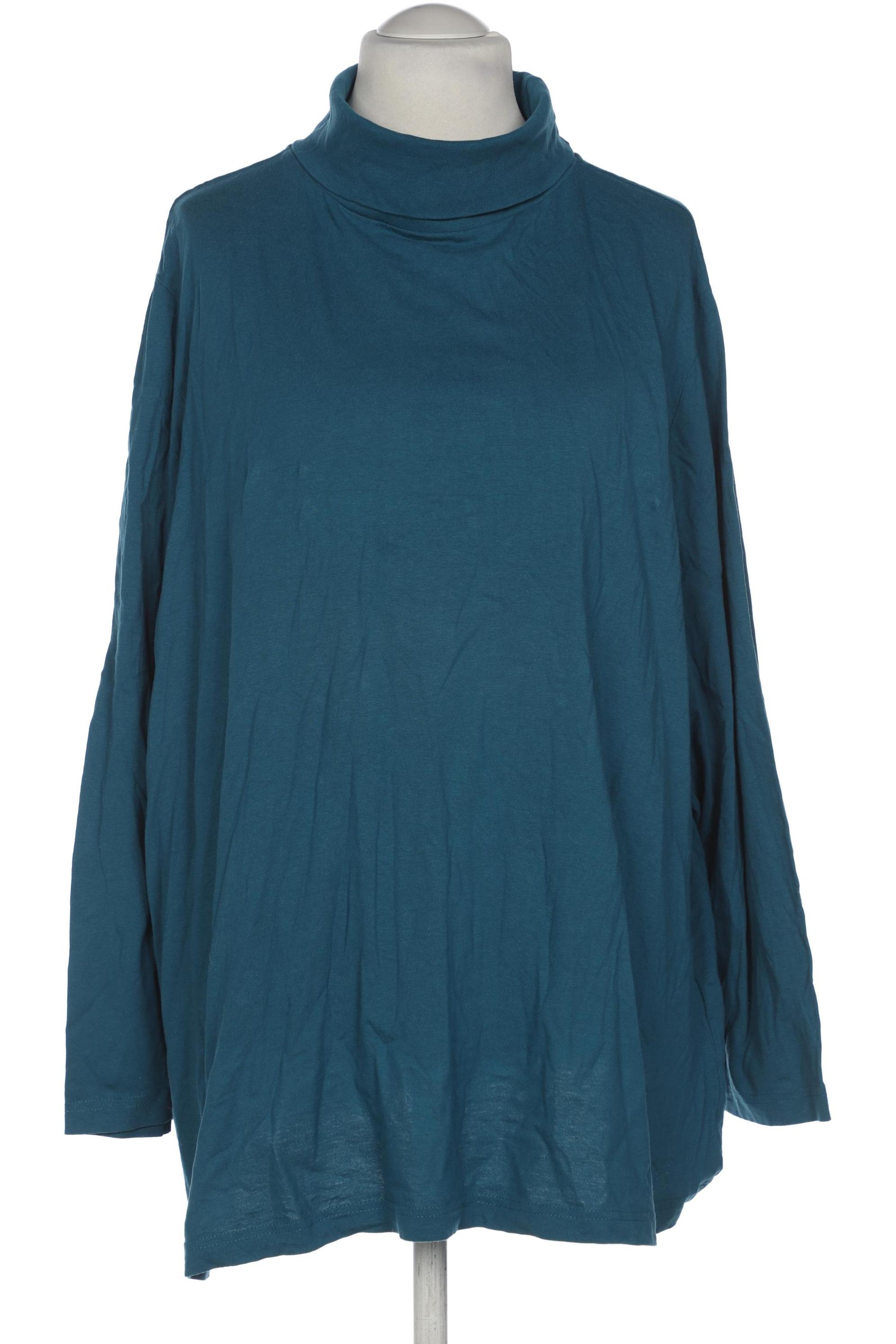 

Ulla Popken Damen Langarmshirt, blau, Gr. 58