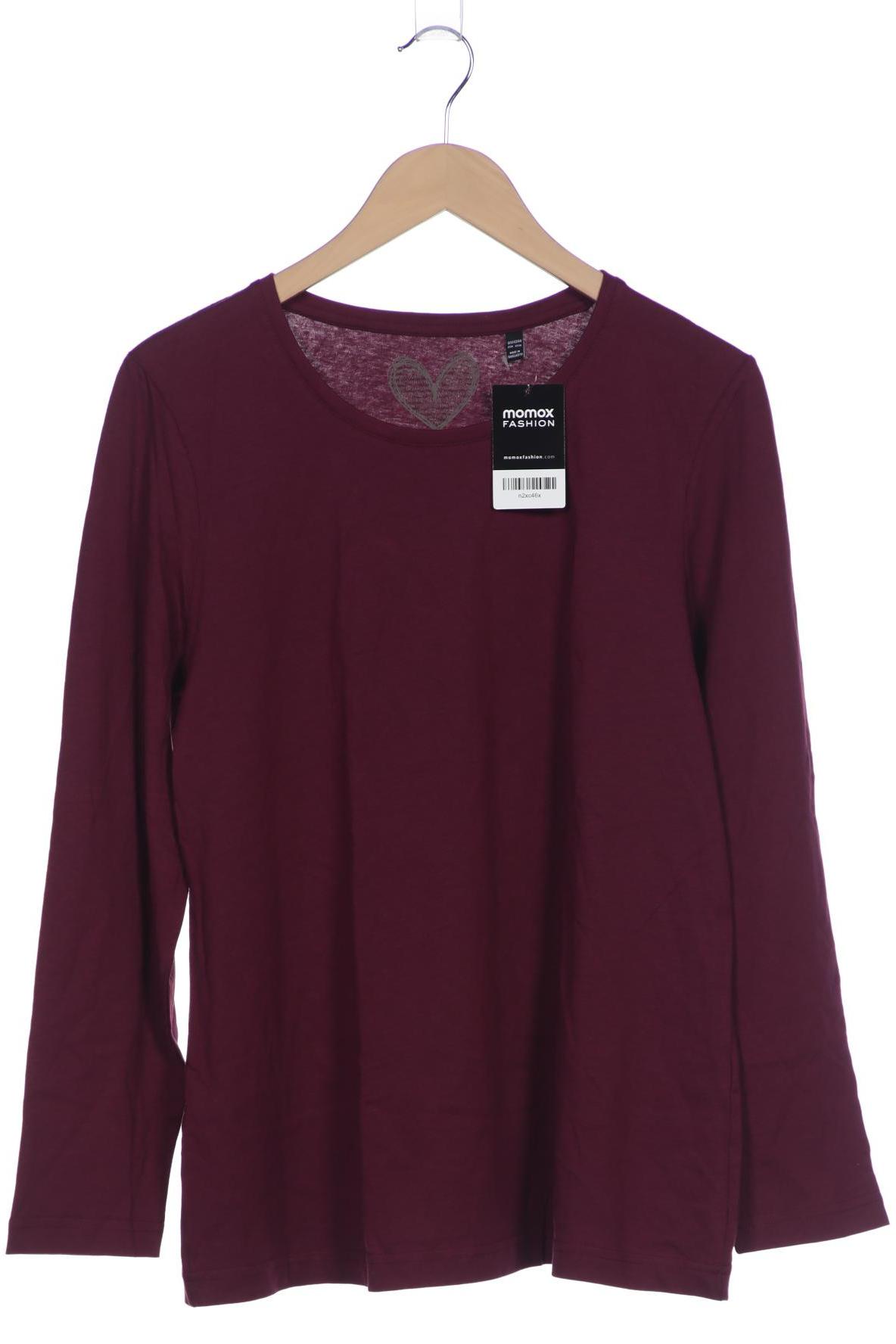 

Ulla Popken Damen Langarmshirt, bordeaux, Gr. 42