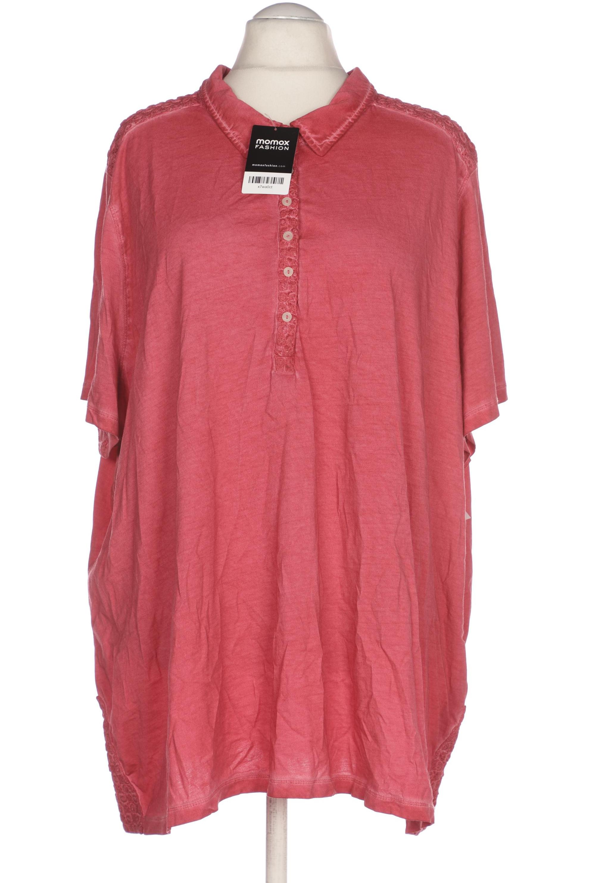 

Ulla Popken Damen Poloshirt, pink, Gr. 58