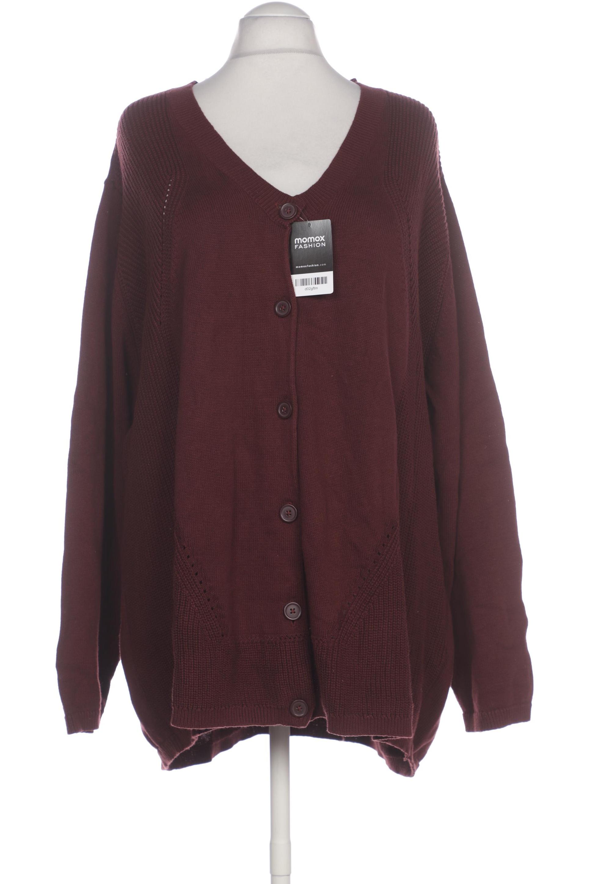 

Ulla Popken Damen Strickjacke, bordeaux, Gr. 58