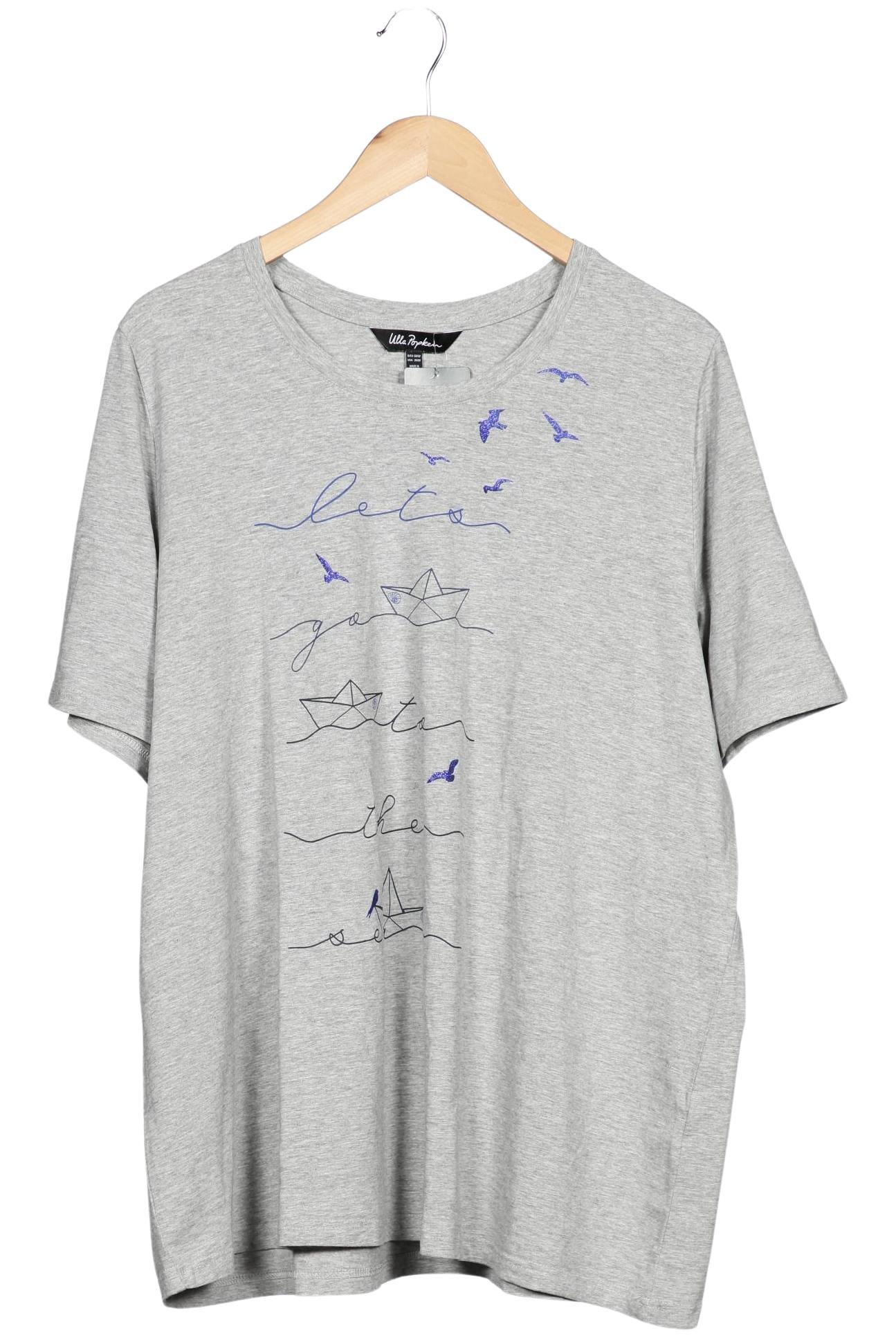

Ulla Popken Damen T-Shirt, grau, Gr. 50