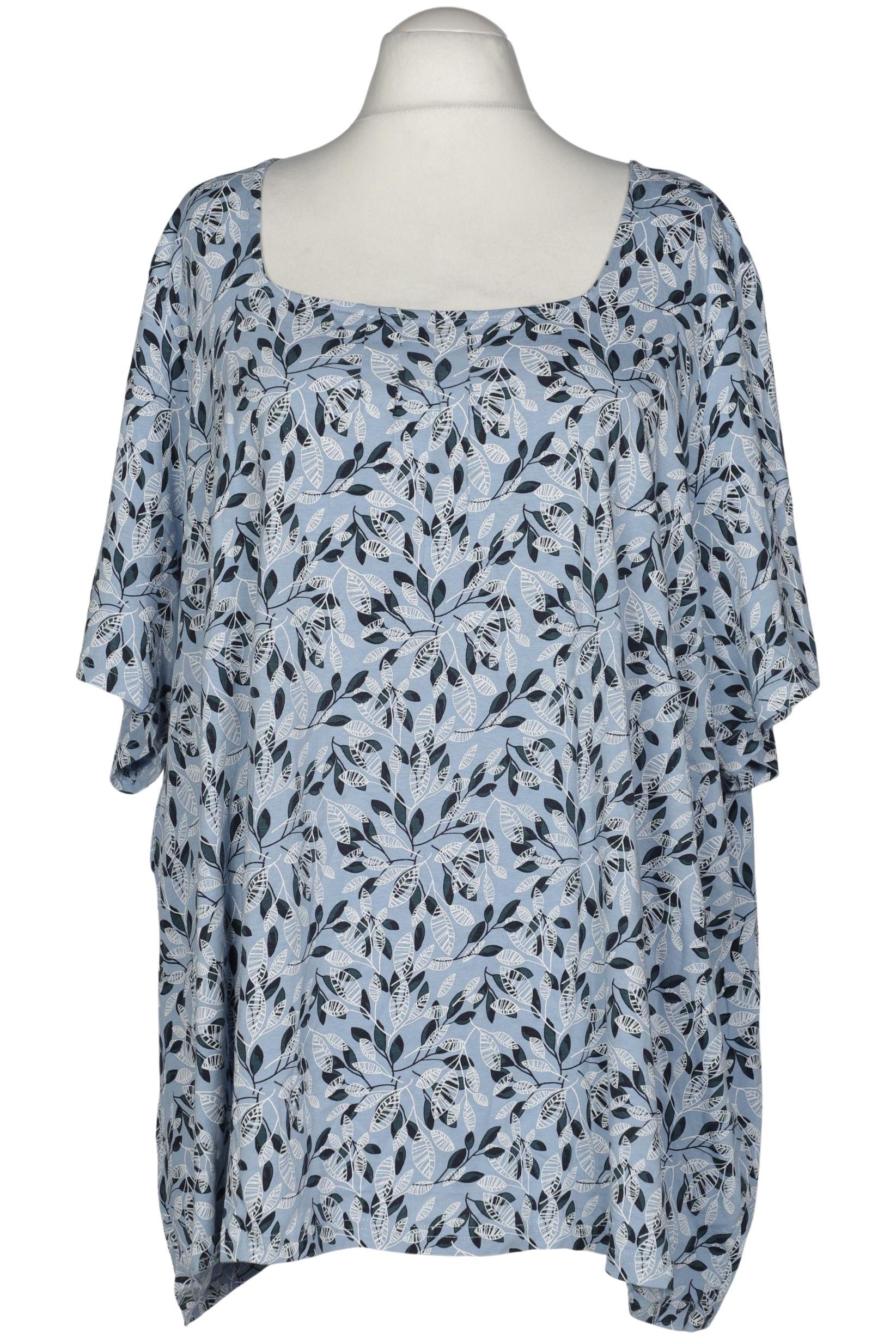 

Ulla Popken Damen T-Shirt, blau, Gr. 60