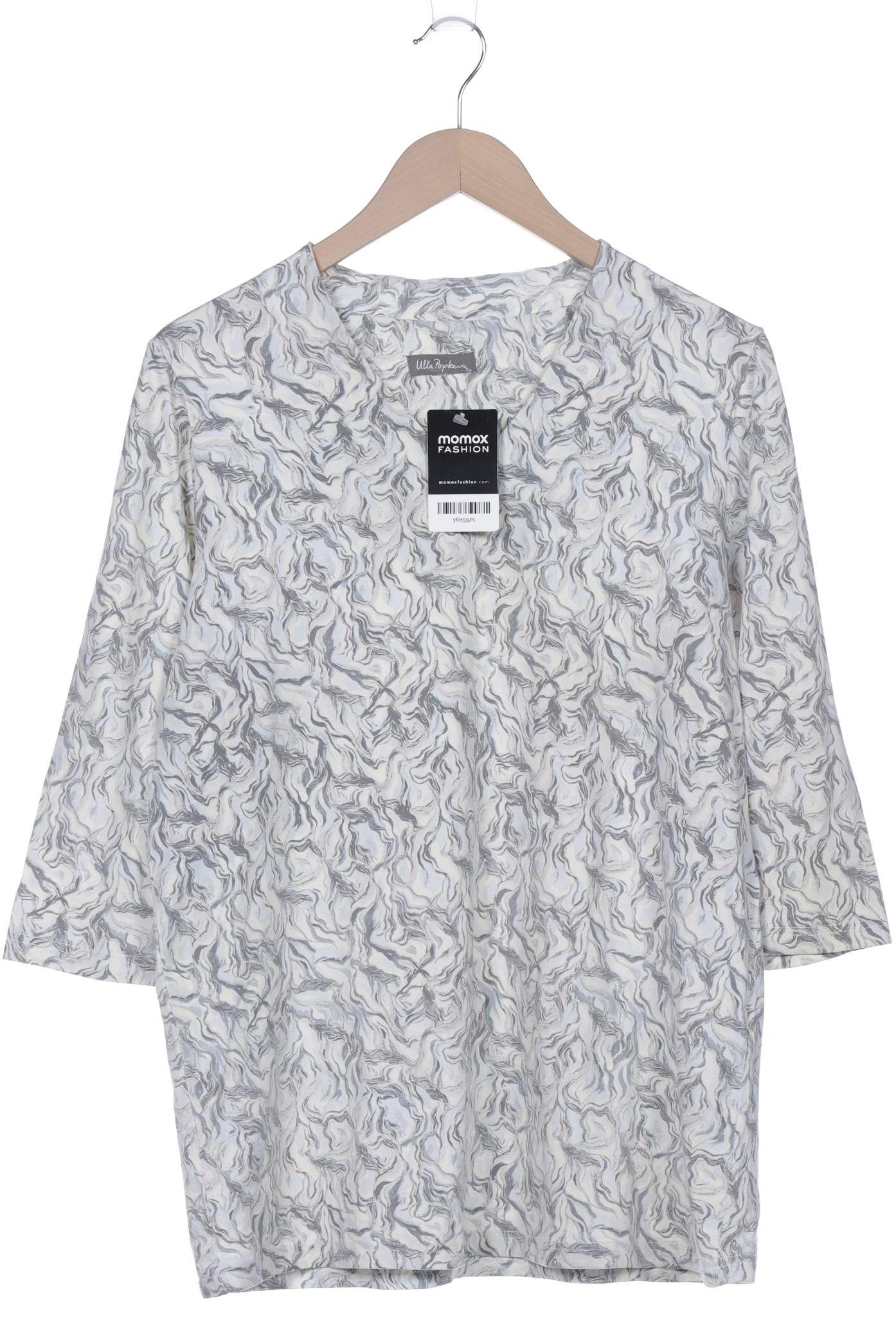 

Ulla Popken Damen Langarmshirt, grau, Gr. 46