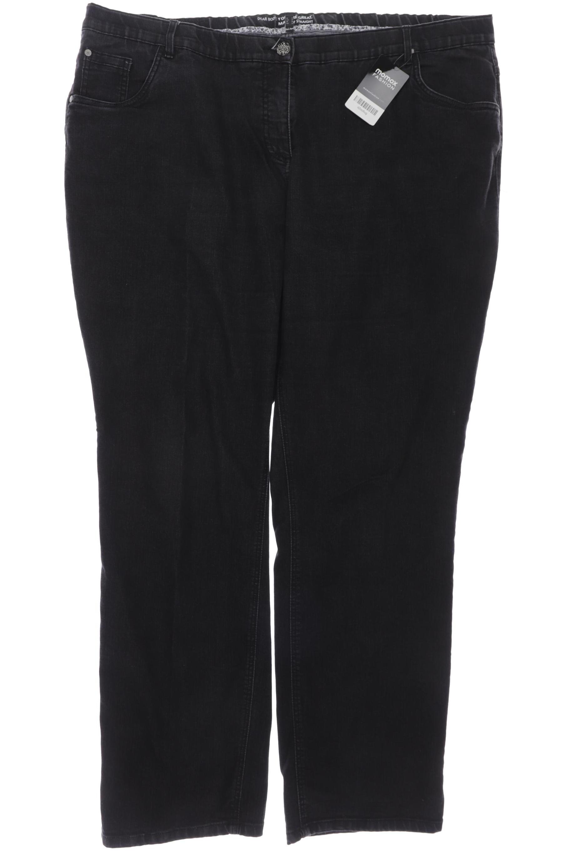 

Ulla Popken Damen Jeans, schwarz