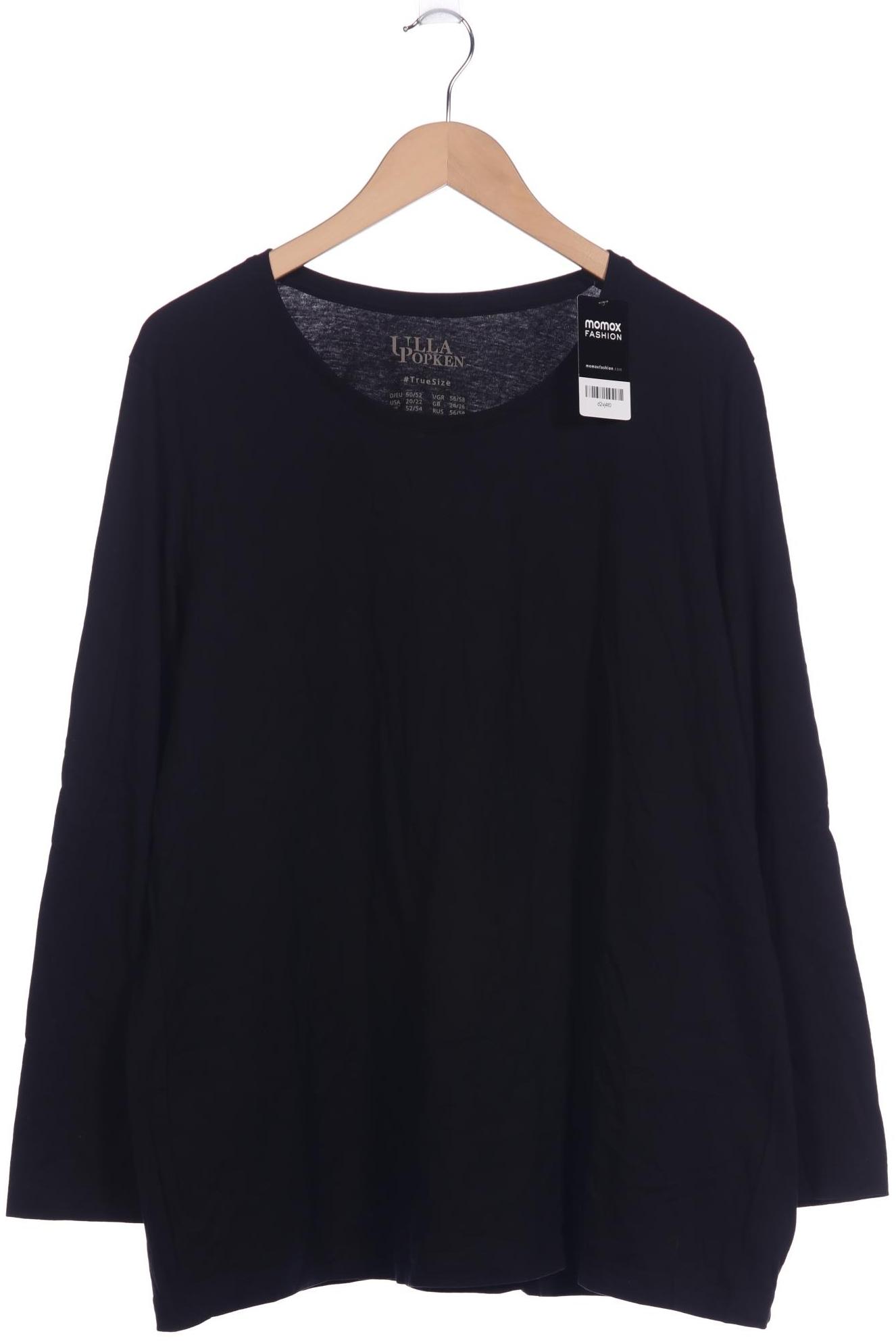 

Ulla Popken Damen Langarmshirt, schwarz, Gr. 50