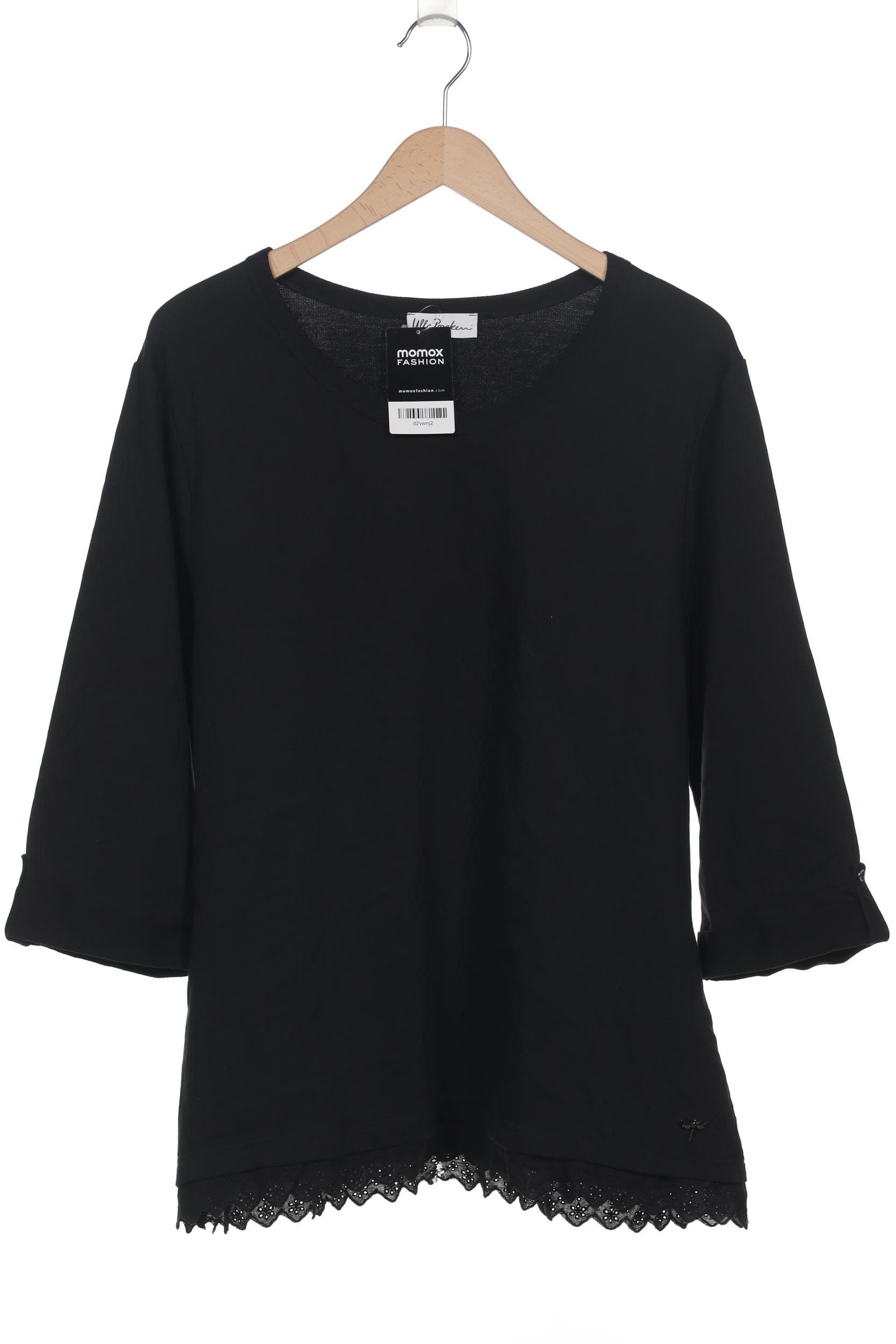 

Ulla Popken Damen Sweatshirt, schwarz, Gr. 46