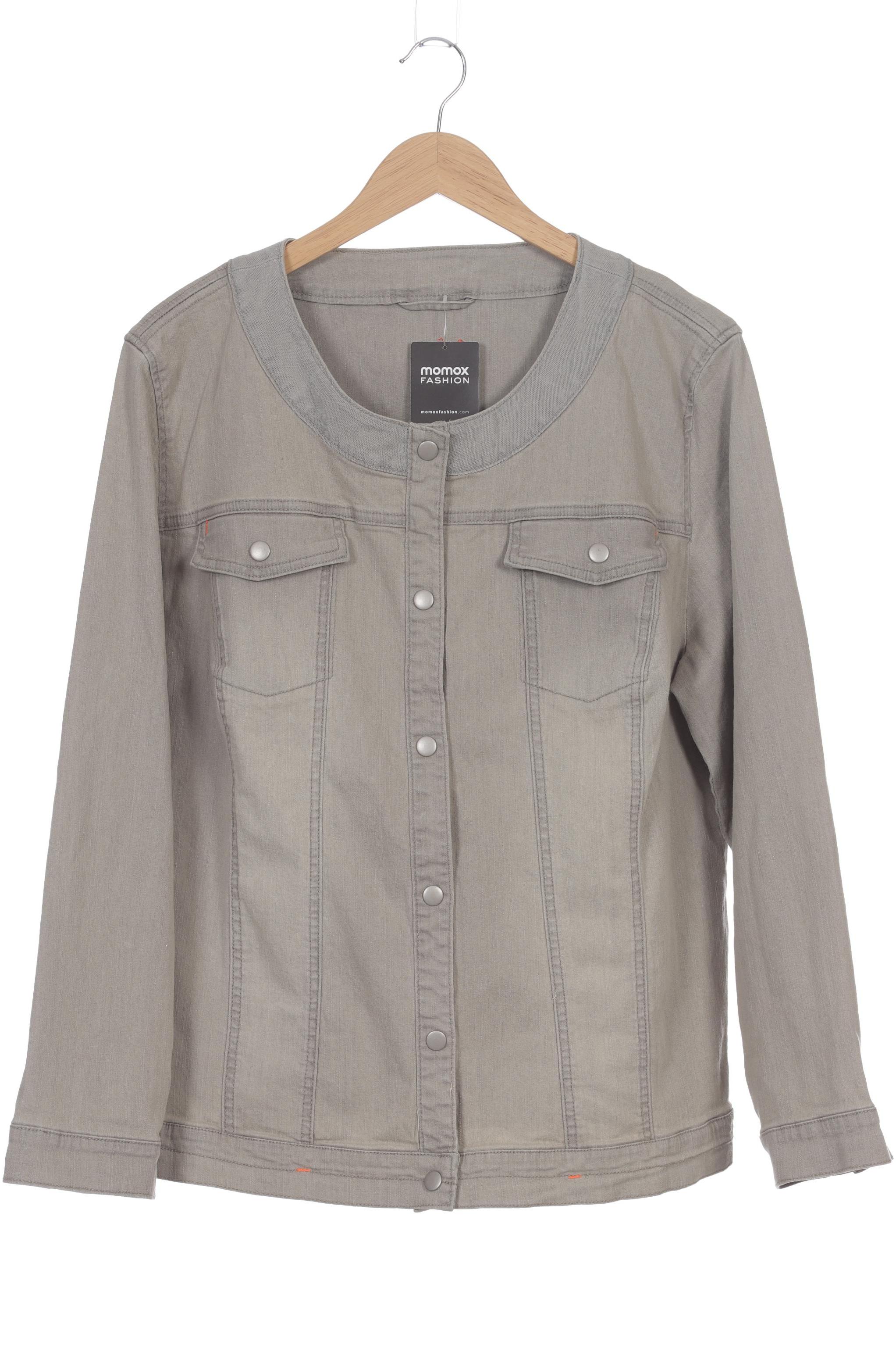 

Ulla Popken Damen Jacke, beige, Gr. 46