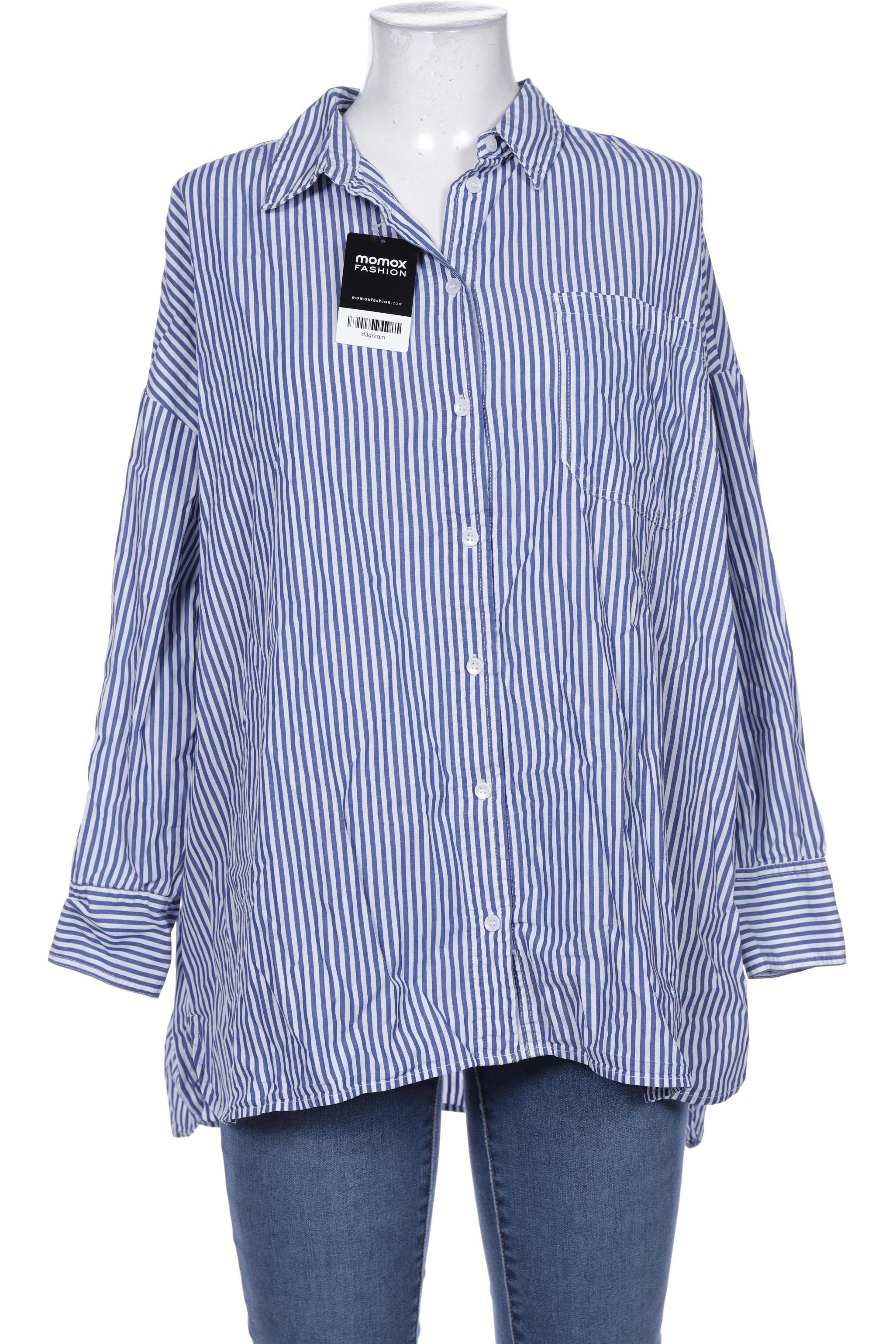 

Ulla Popken Damen Bluse, blau, Gr. 46