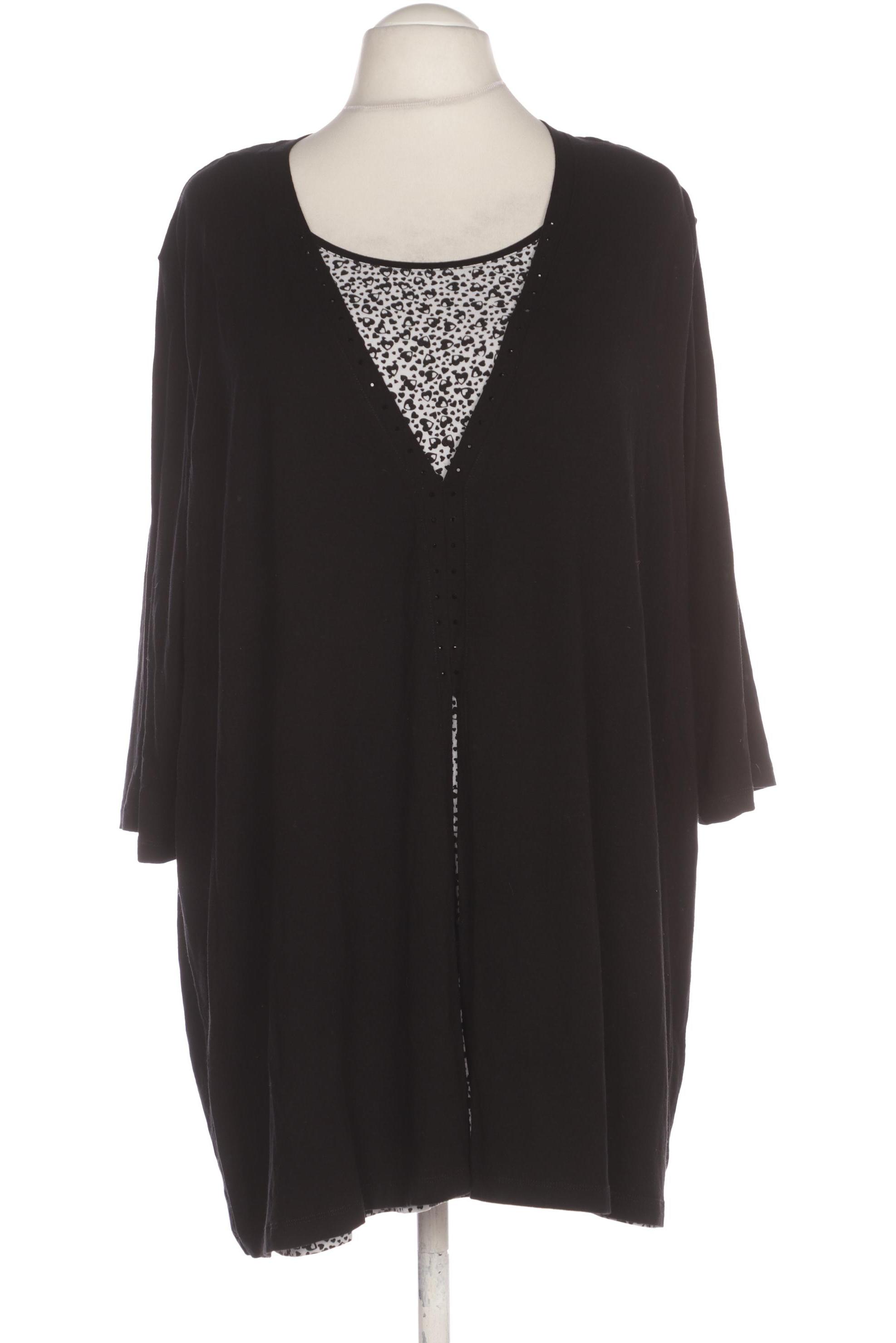 

Ulla Popken Damen Bluse, schwarz, Gr. 52