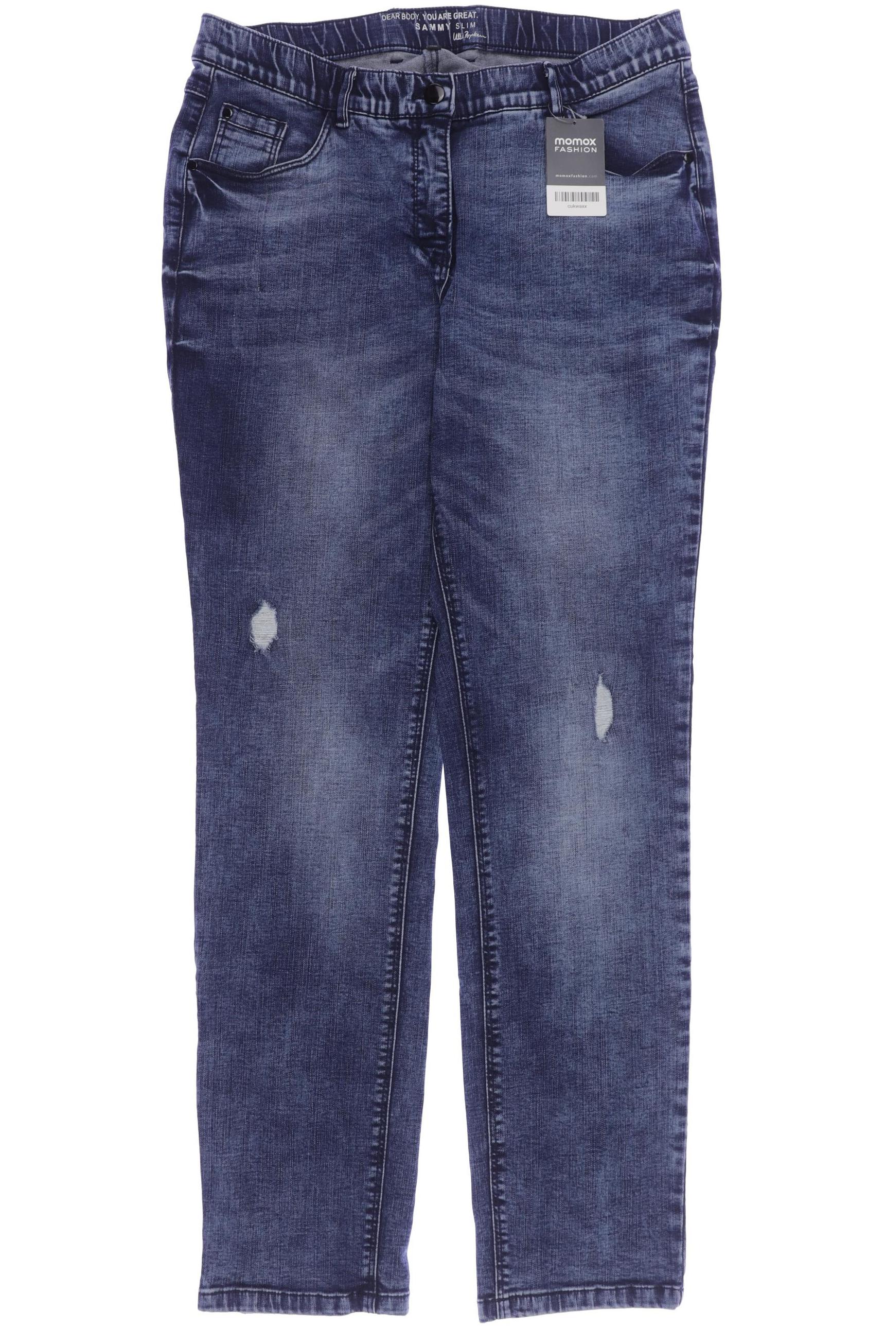 

Ulla Popken Damen Jeans, blau, Gr. 88