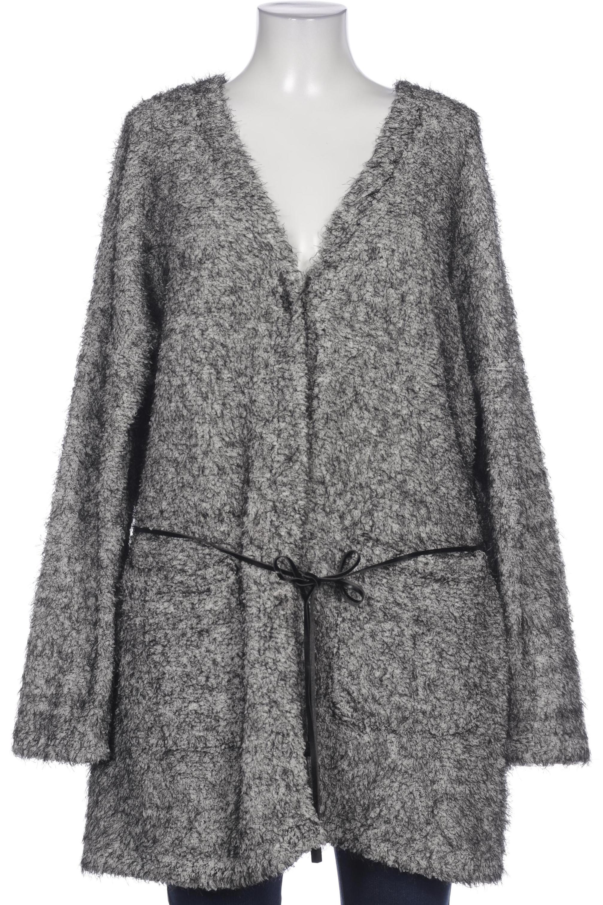 

Ulla Popken Damen Strickjacke, grau, Gr. 46
