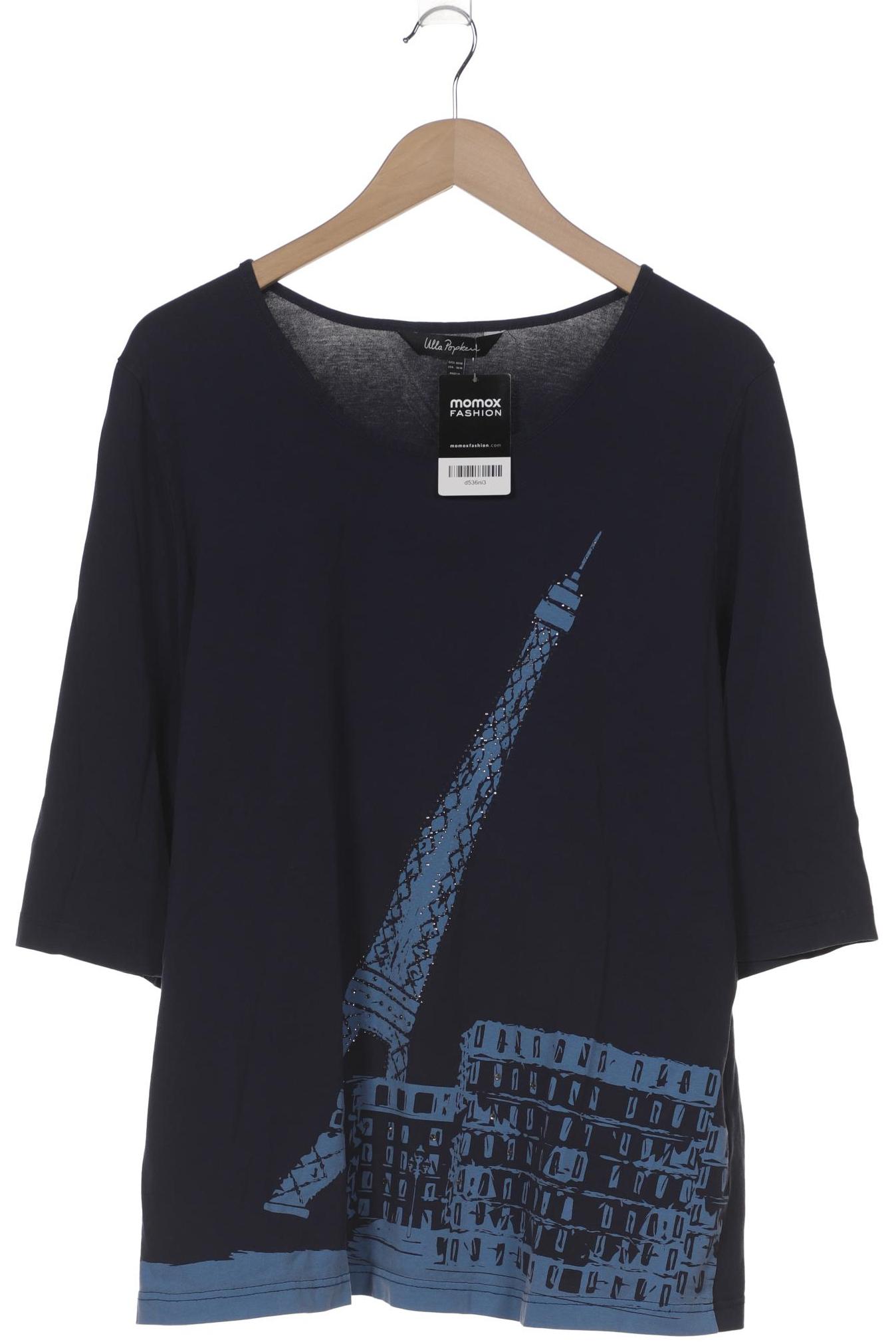 

Ulla Popken Damen Langarmshirt, marineblau, Gr. 46
