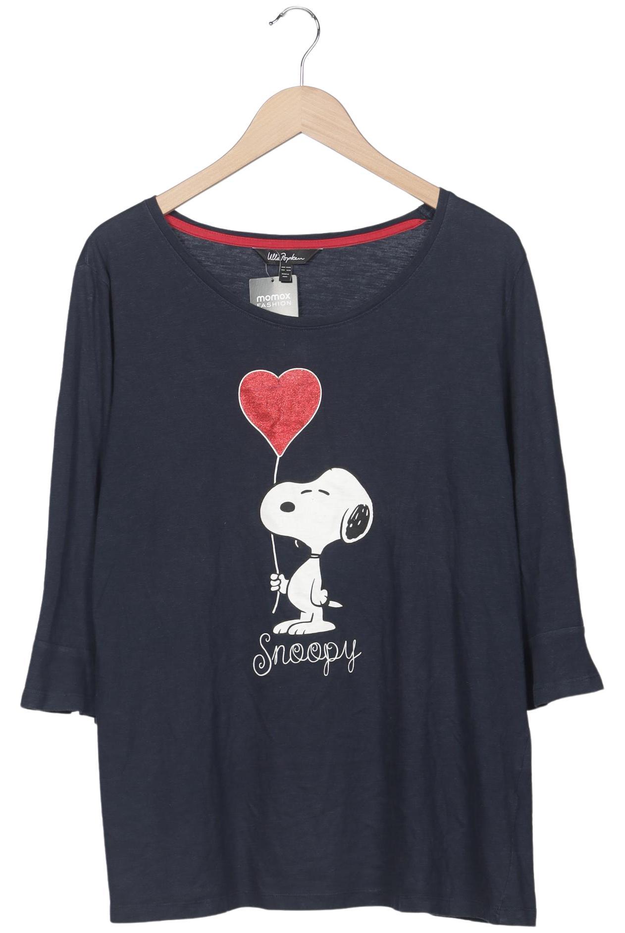 

Ulla Popken Damen Langarmshirt, marineblau, Gr. 46