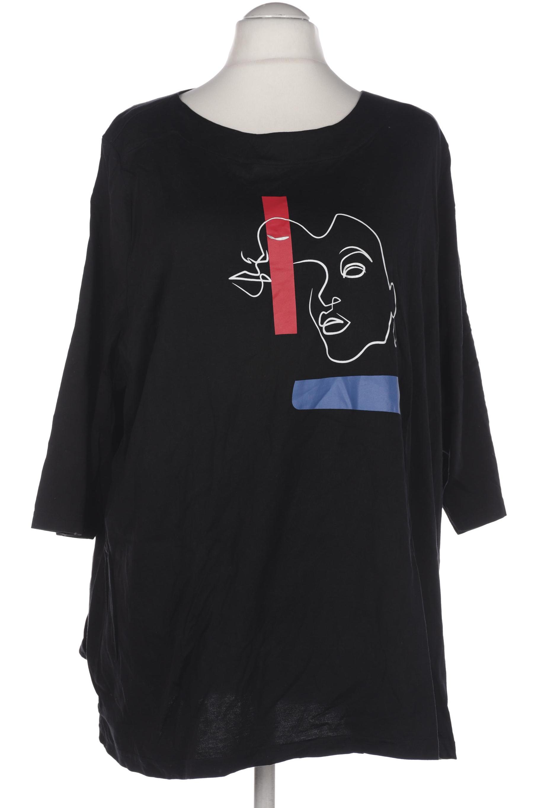 

Ulla Popken Damen T-Shirt, schwarz, Gr. 28