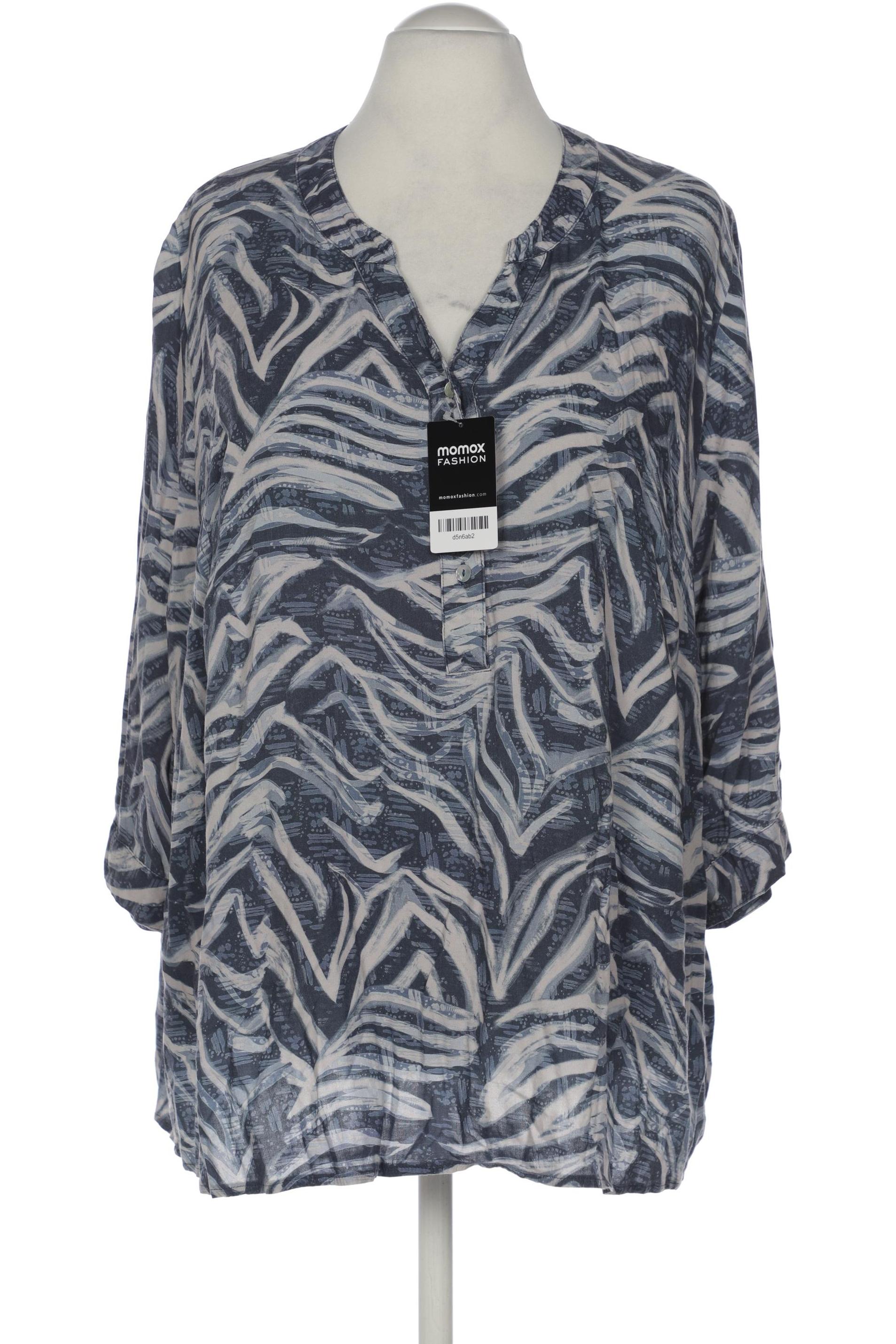 

Ulla Popken Damen Bluse, blau, Gr. 54