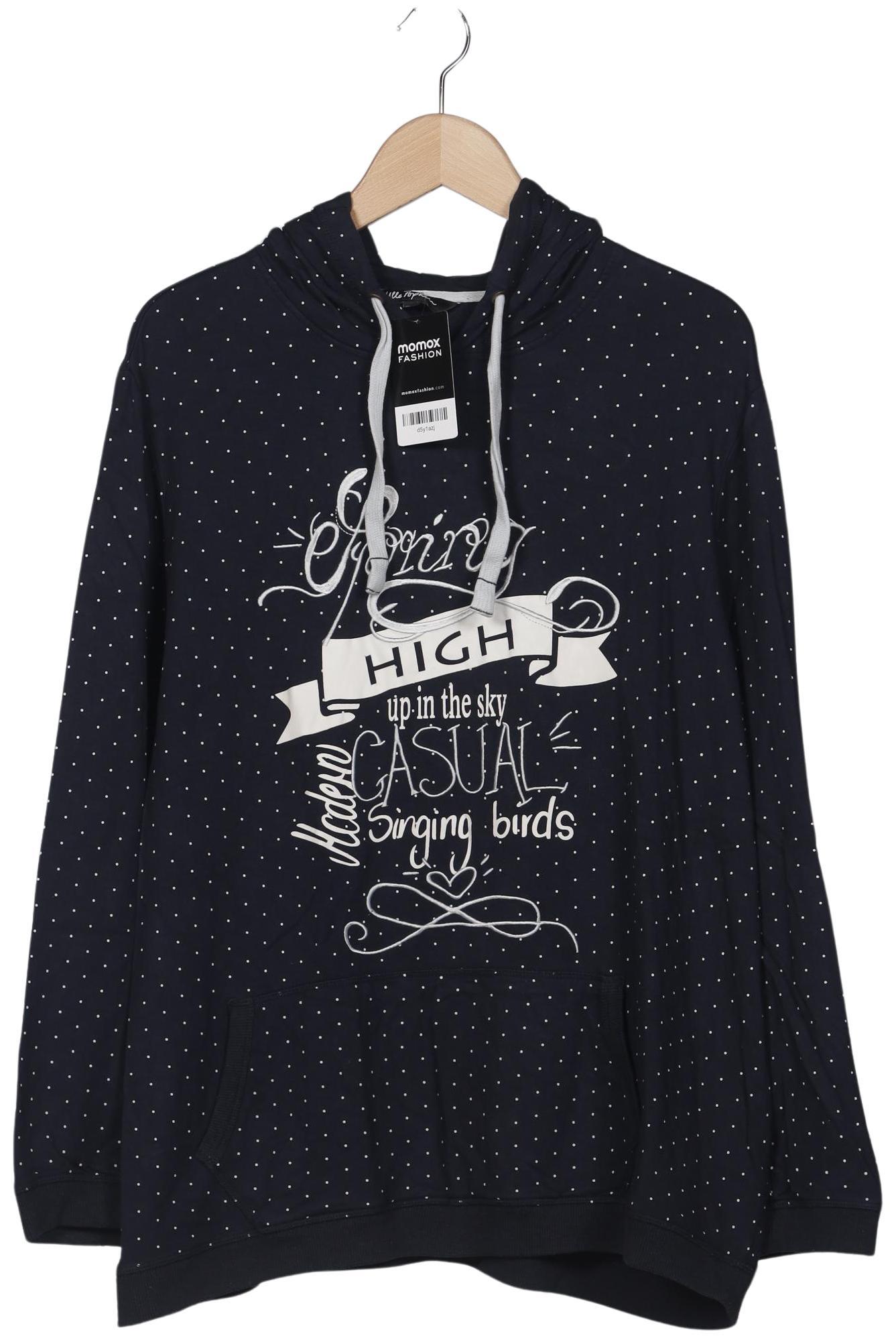 

Ulla Popken Damen Kapuzenpullover, marineblau, Gr. 46