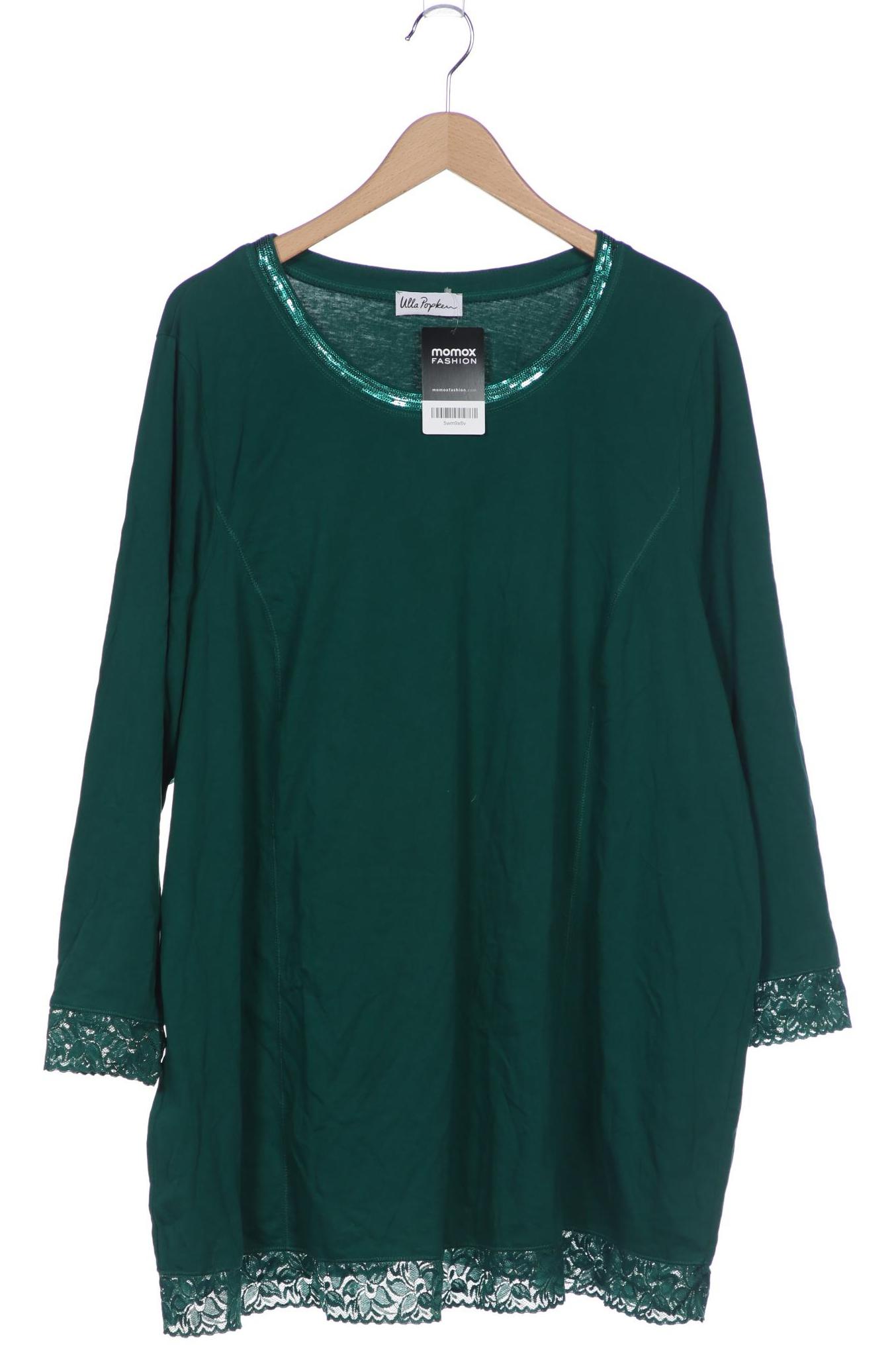 

Ulla Popken Damen Langarmshirt, grün, Gr. 52