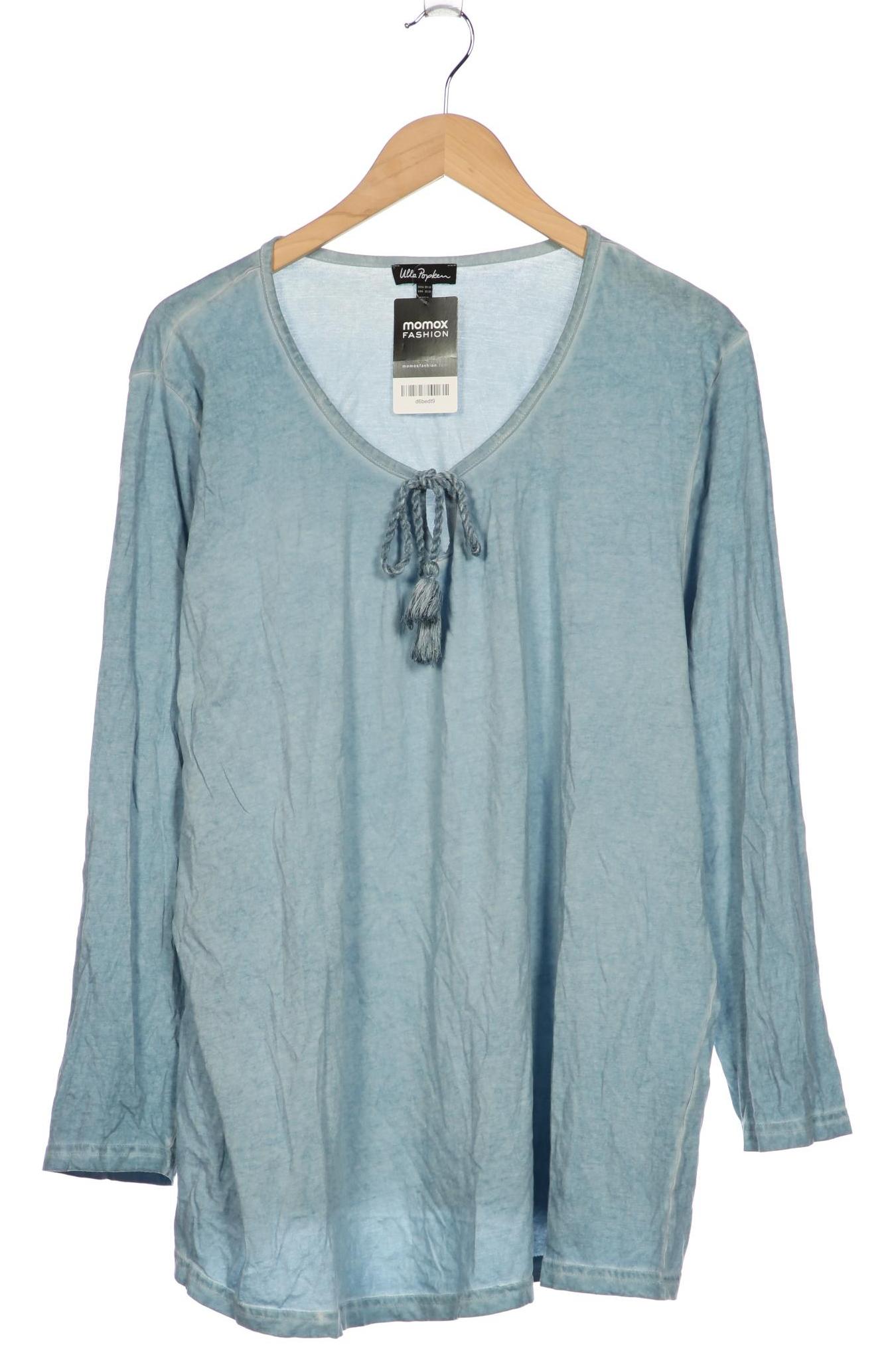 

Ulla Popken Damen Langarmshirt, blau, Gr. 50