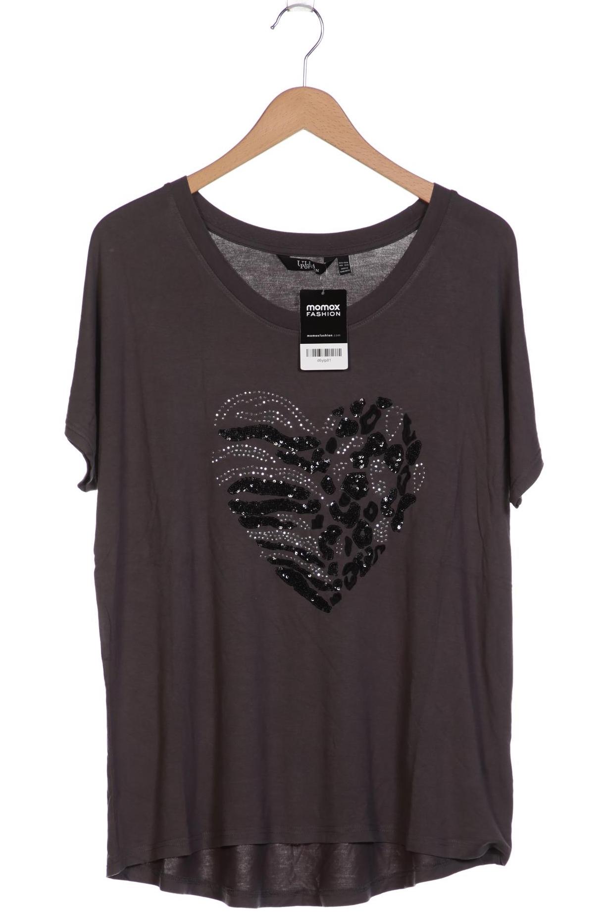 

Ulla Popken Damen T-Shirt, grau, Gr. 42