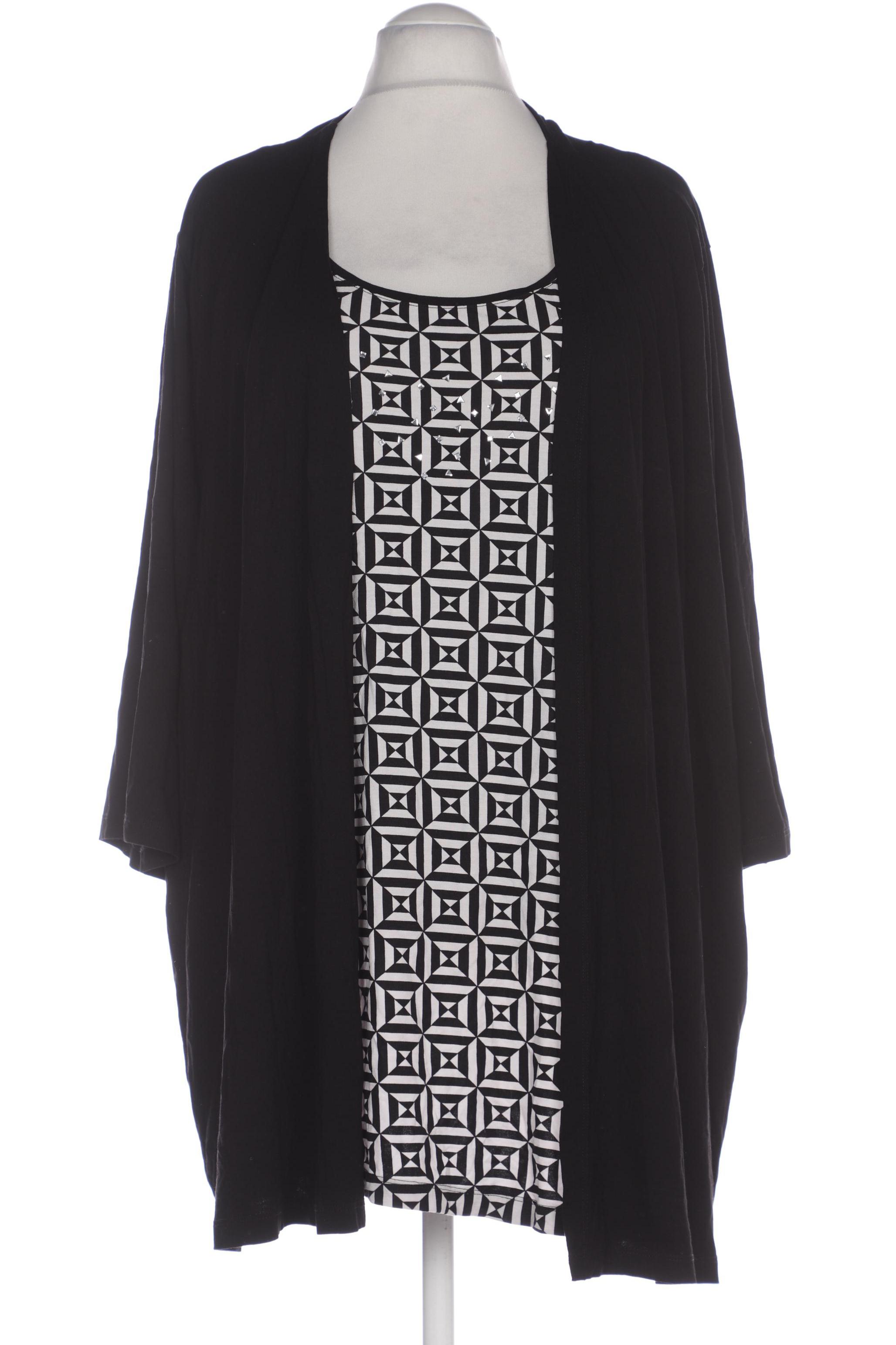 

Ulla Popken Damen Bluse, schwarz, Gr. 58