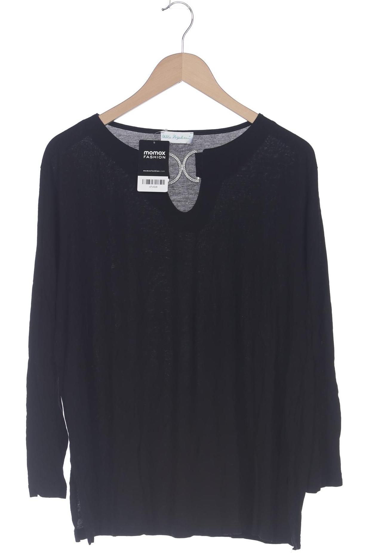 

Ulla Popken Damen Langarmshirt, schwarz, Gr. 46