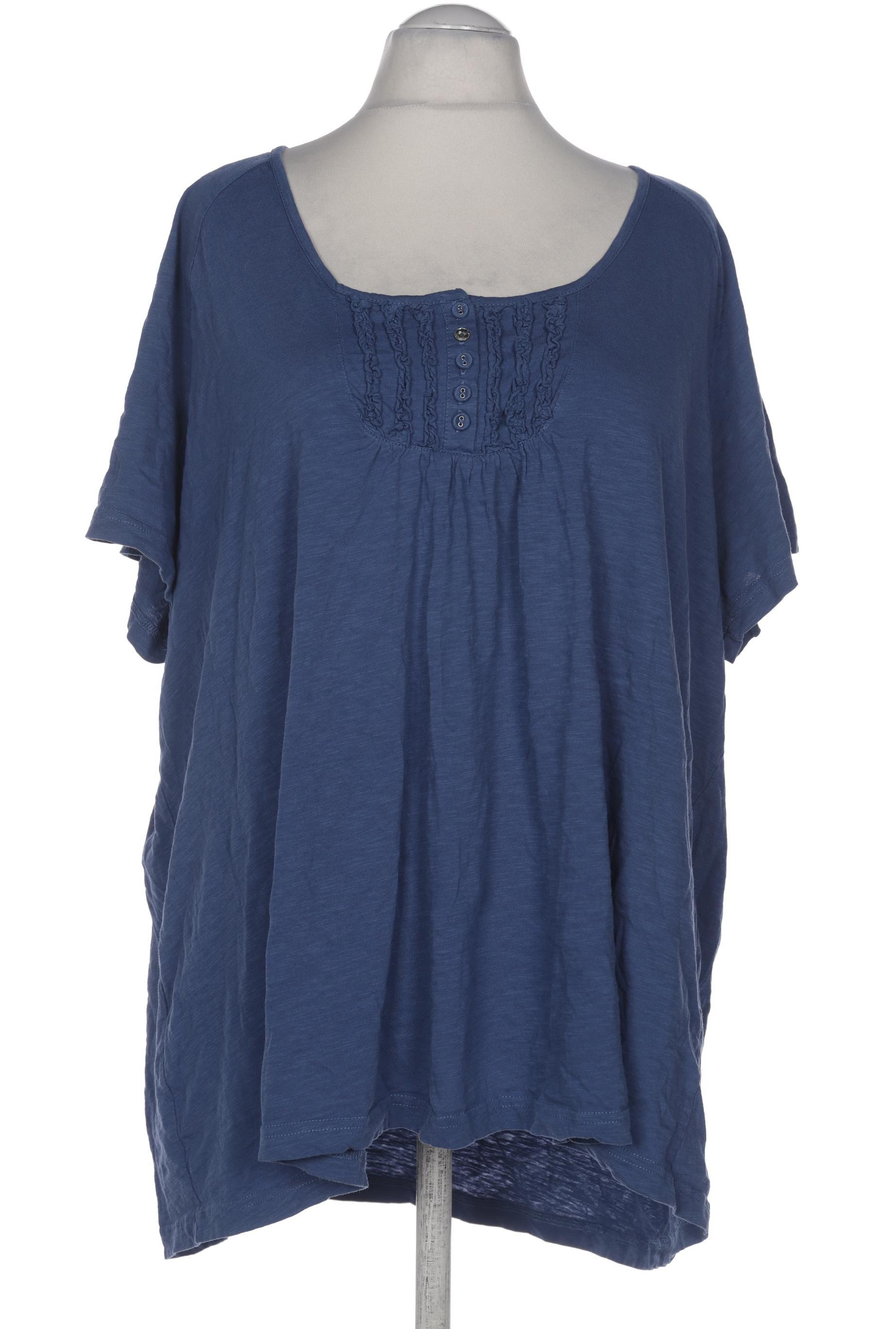 

Ulla Popken Damen T-Shirt, blau, Gr. 58