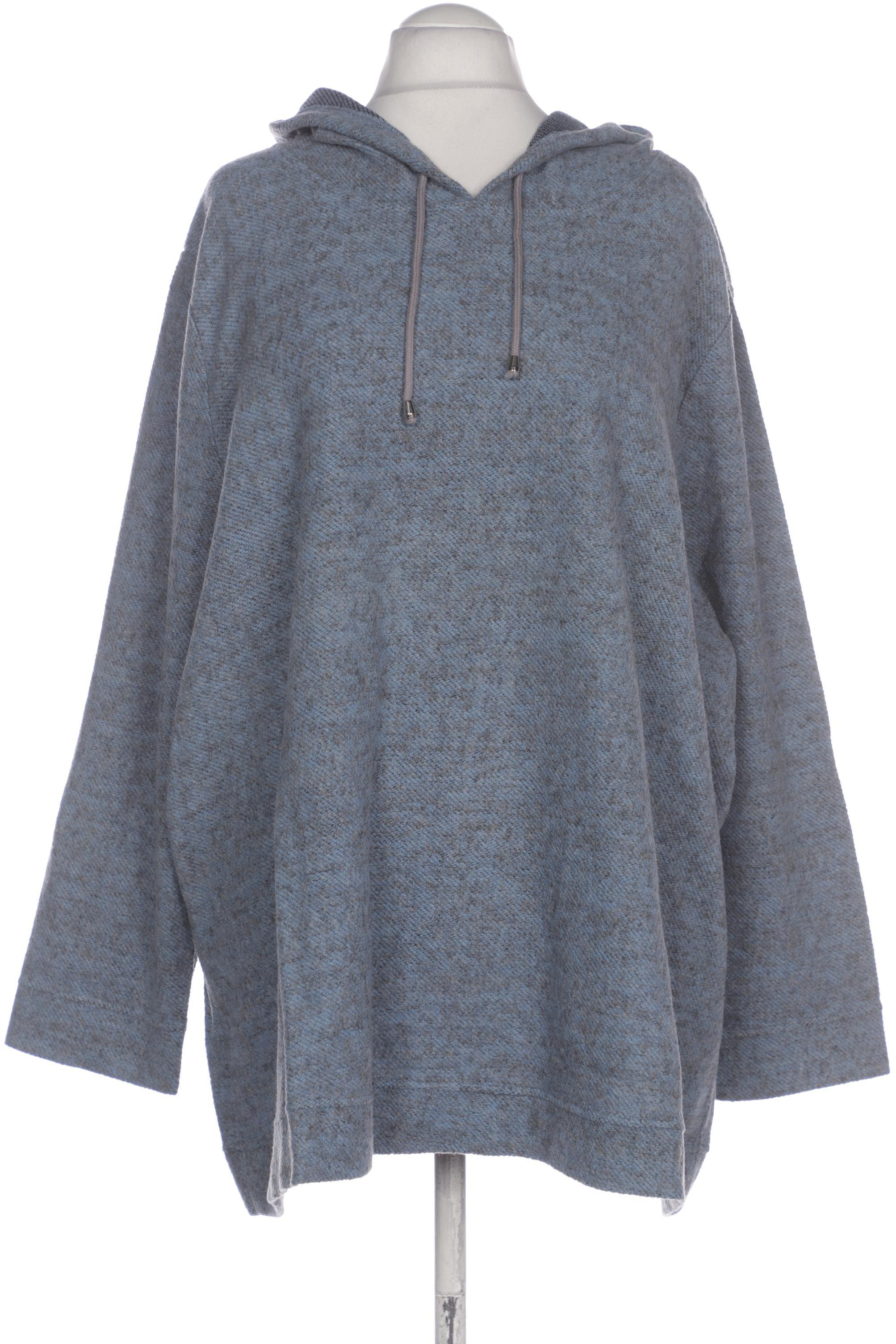 

Ulla Popken Damen Kapuzenpullover, blau, Gr. 58