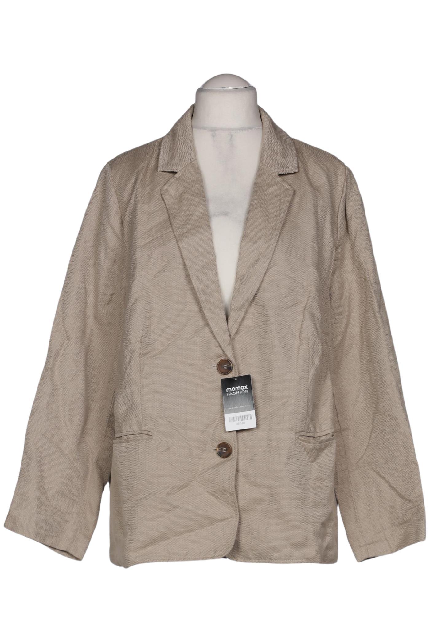 

Ulla Popken Damen Blazer, beige, Gr. 54