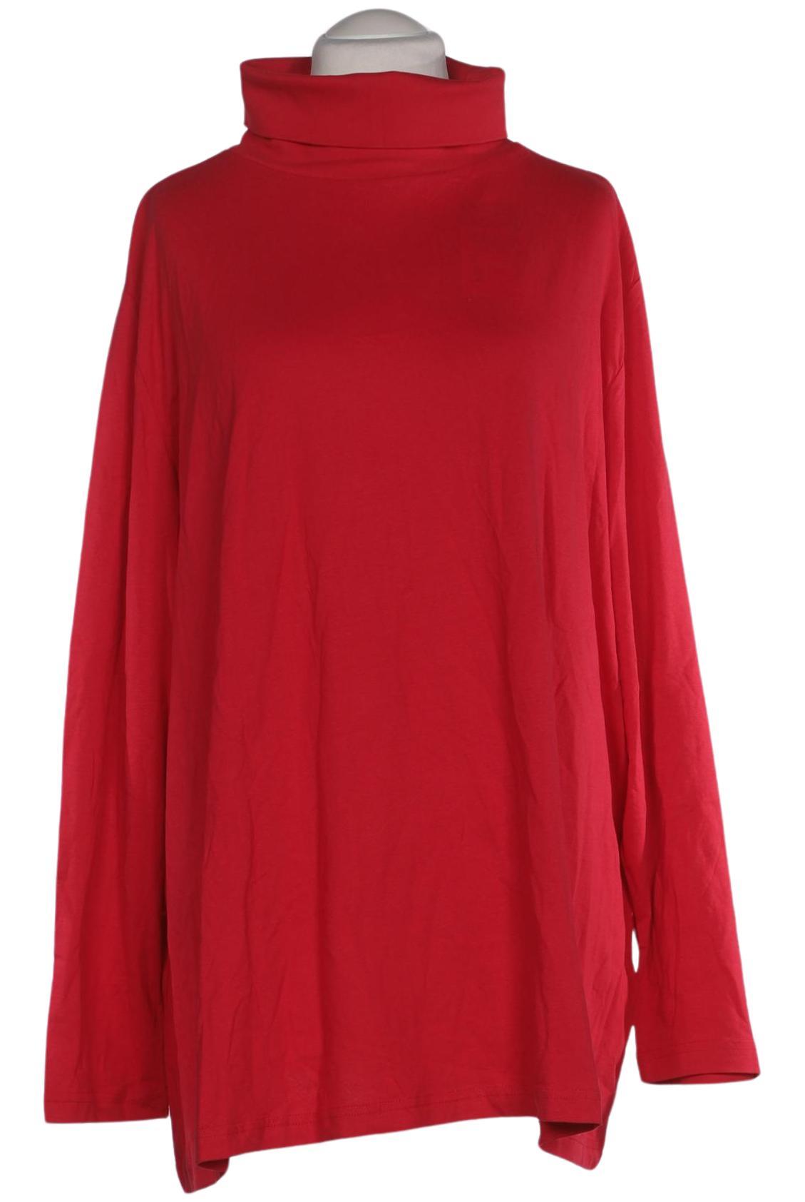 

Ulla Popken Damen Langarmshirt, rot, Gr. 58