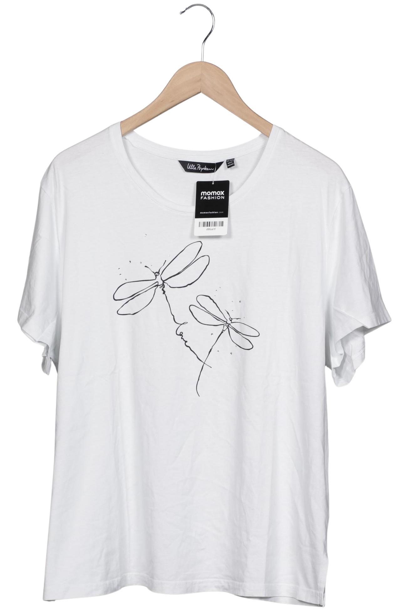 

Ulla Popken Damen T-Shirt, weiß, Gr. 46