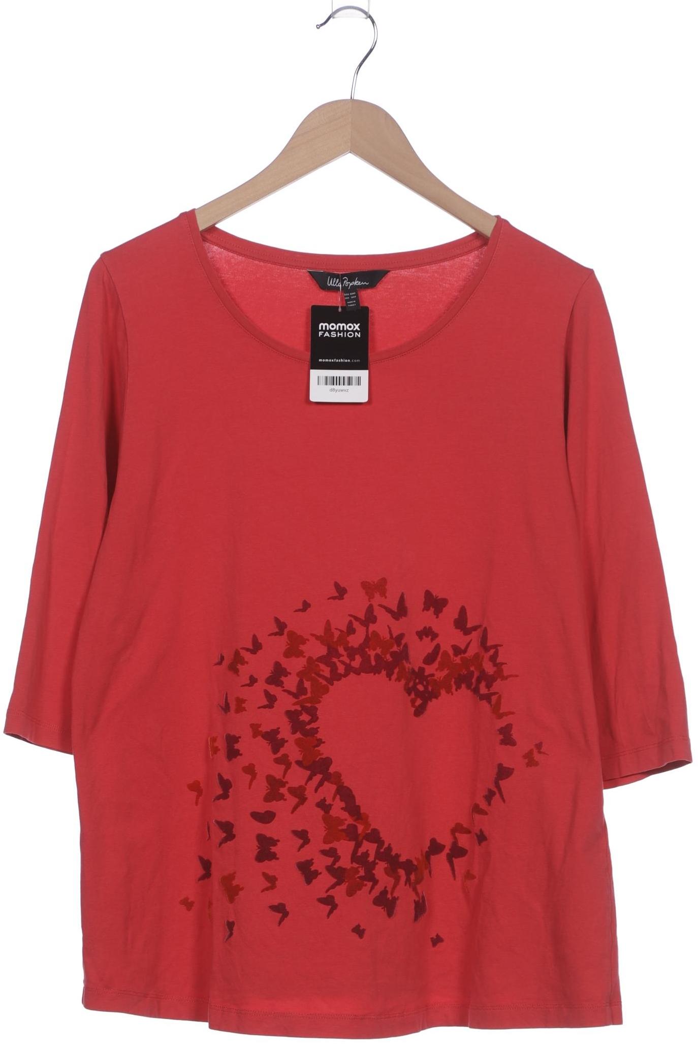 

Ulla Popken Damen Langarmshirt, rot, Gr. 42