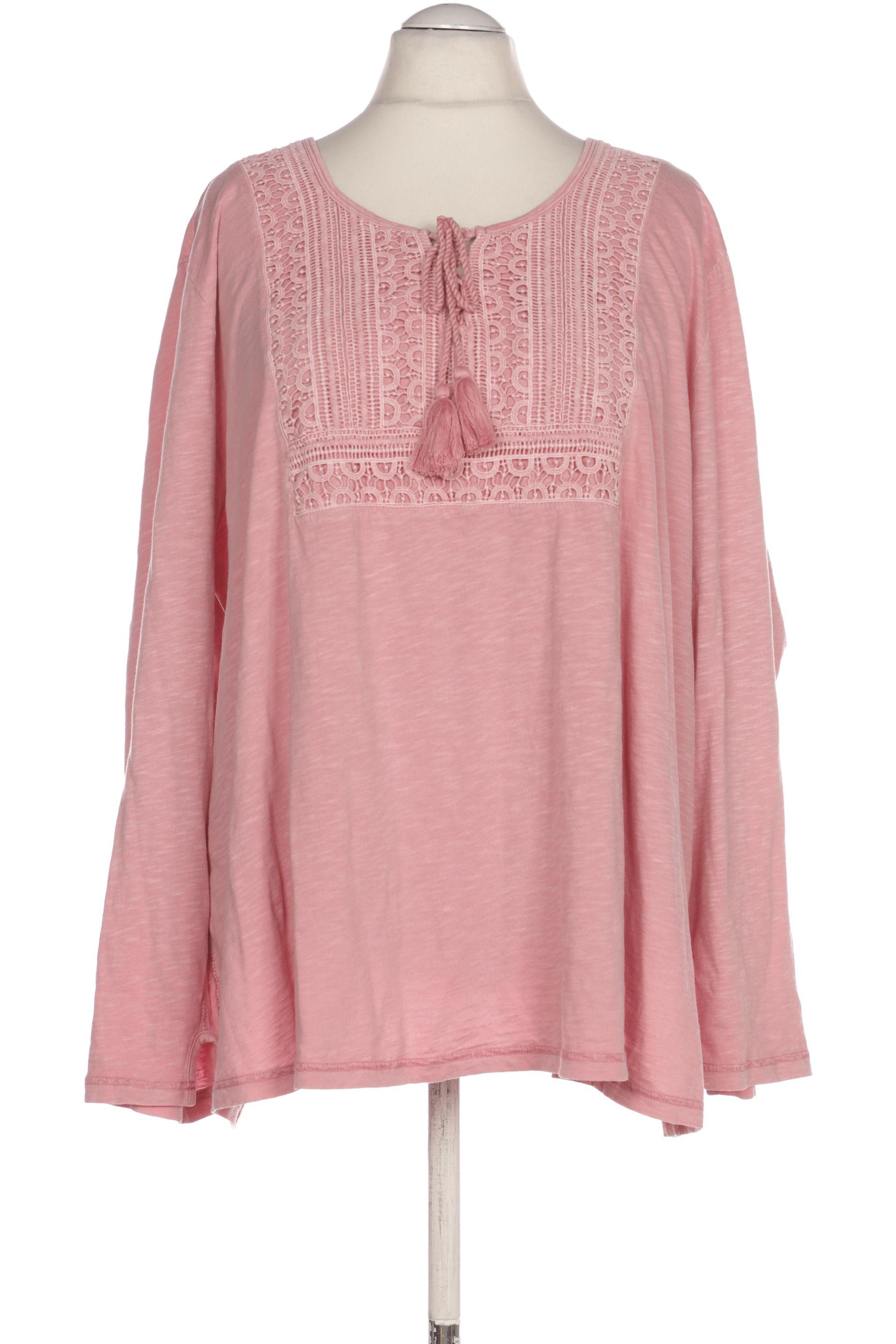 

Ulla Popken Damen Langarmshirt, pink, Gr. 58