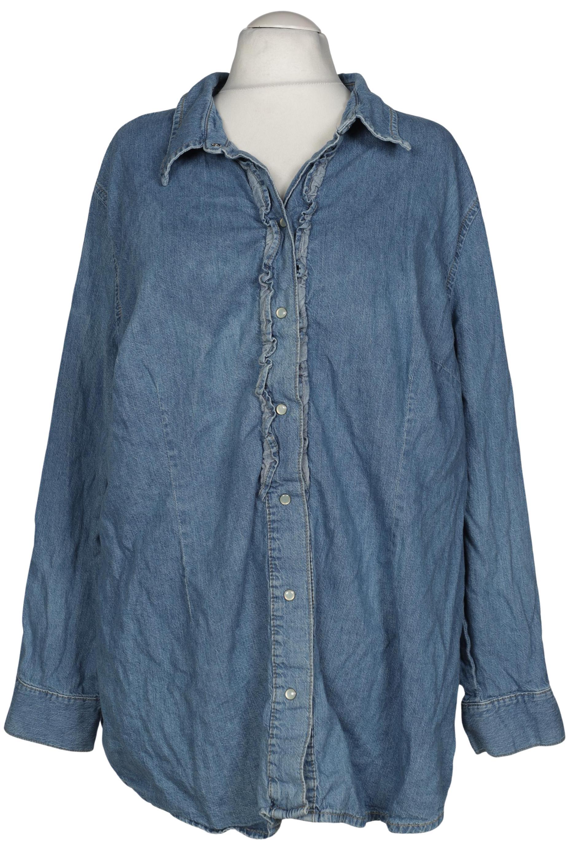 

Ulla Popken Damen Bluse, blau, Gr. 54