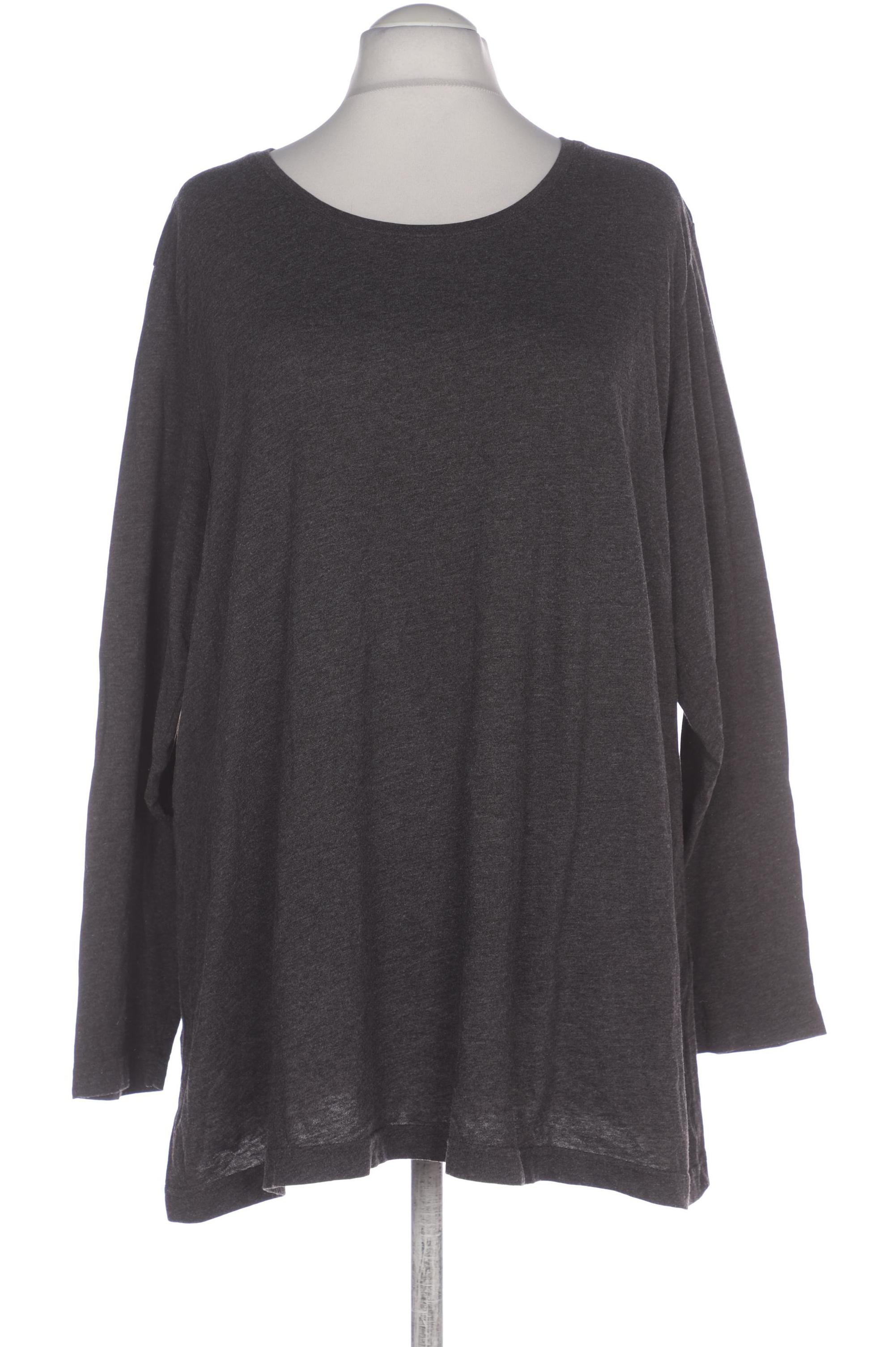 

Ulla Popken Damen Langarmshirt, grau, Gr. 54