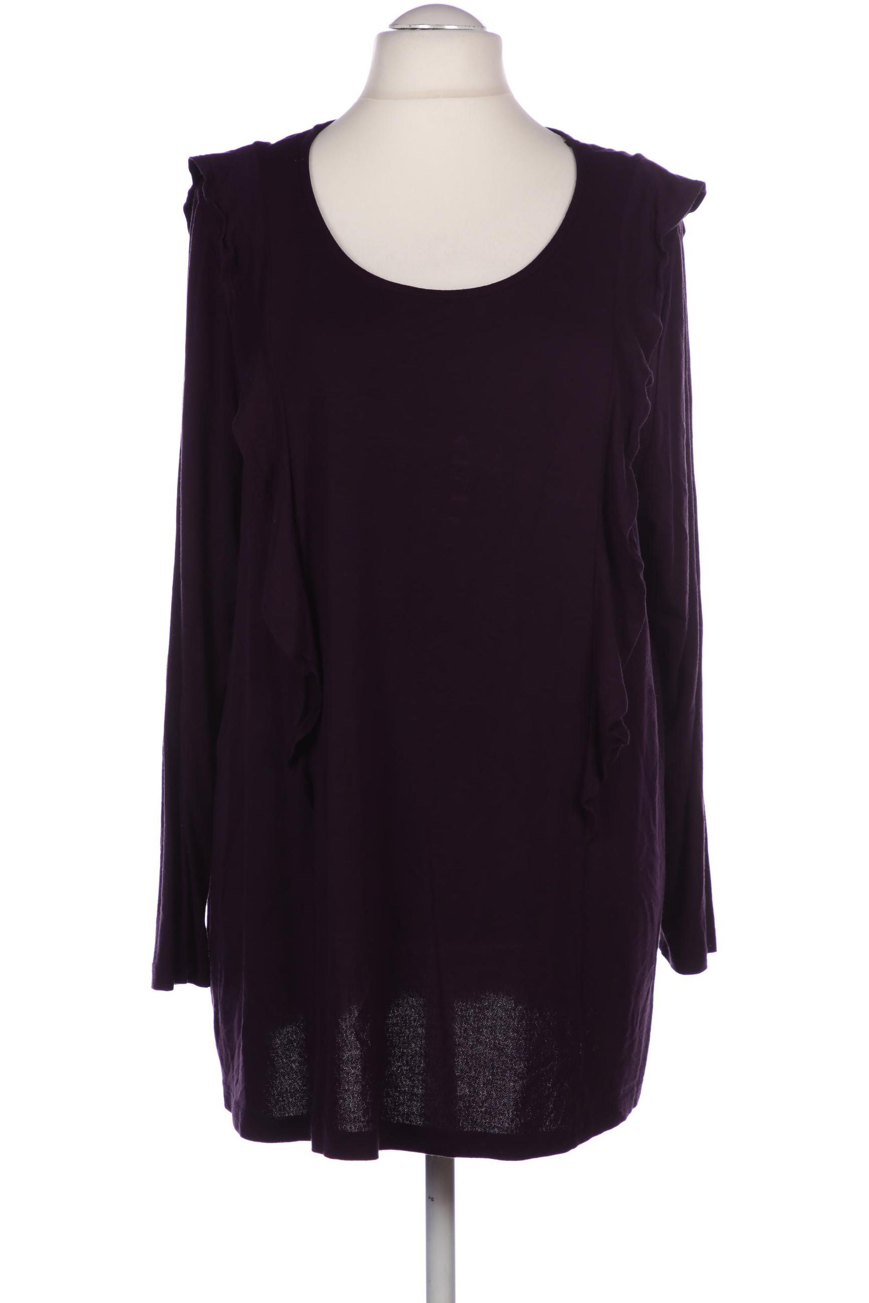 

Ulla Popken Damen Langarmshirt, flieder, Gr. 54