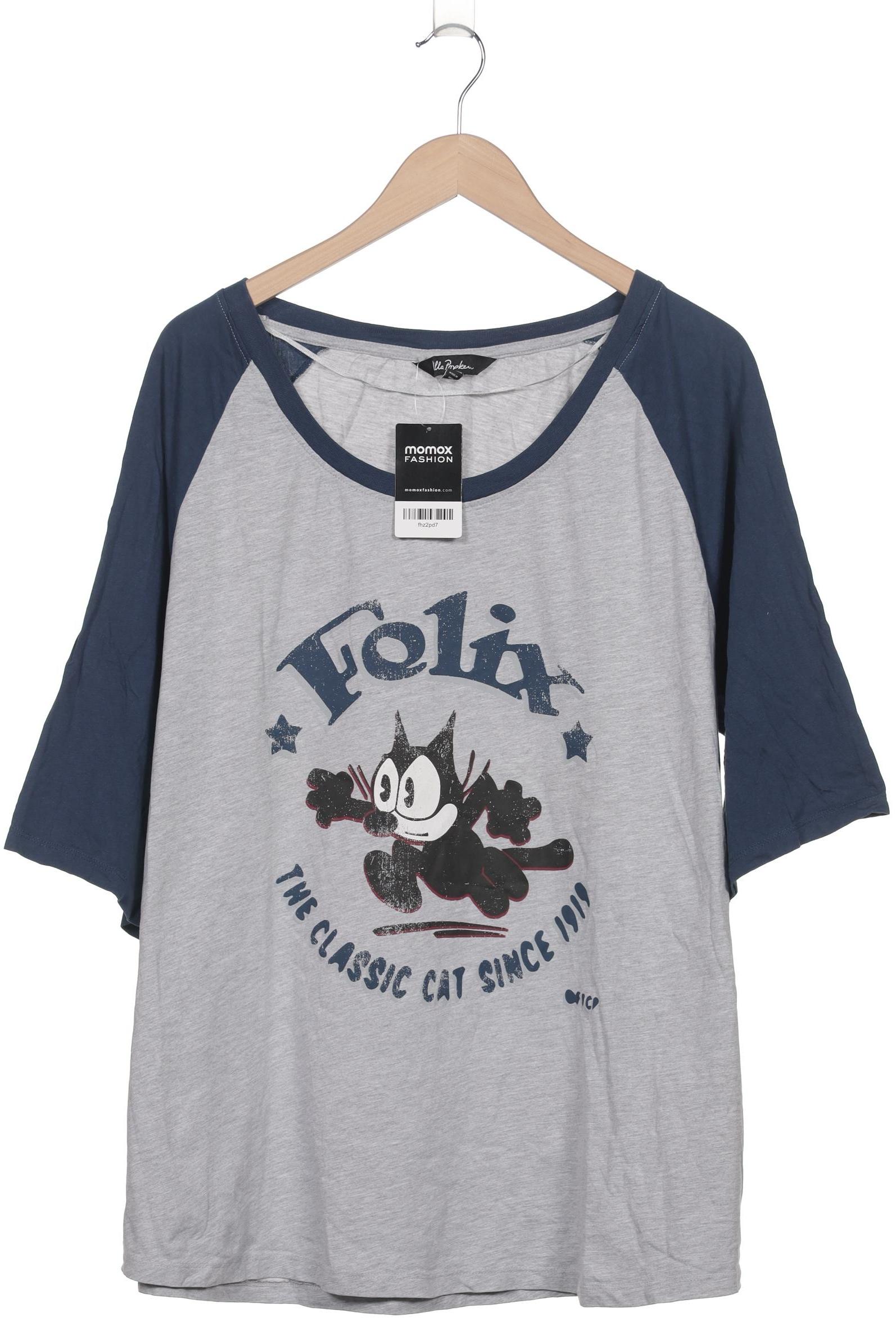 

Ulla Popken Damen T-Shirt, grau, Gr. 54
