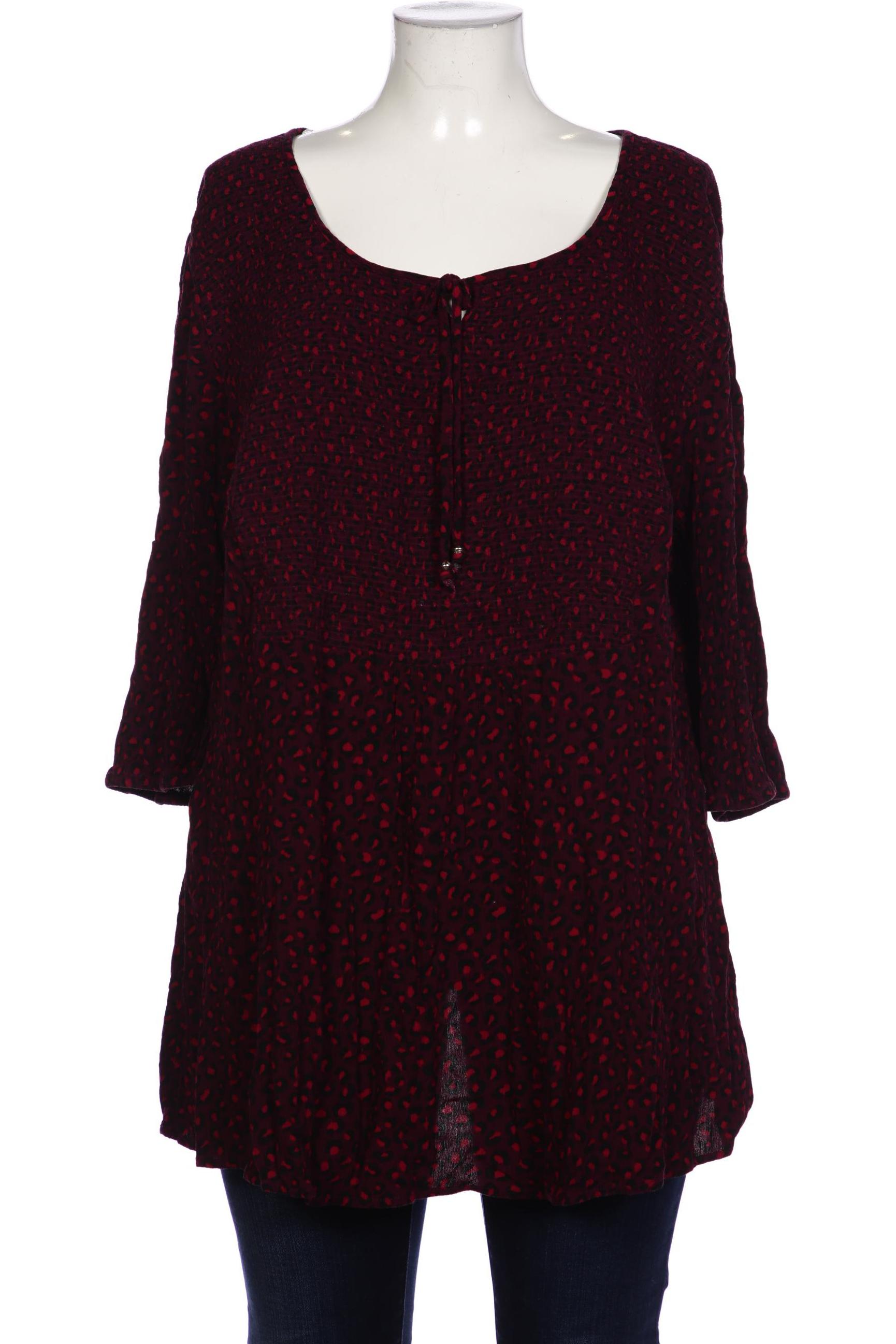 

Ulla Popken Damen Bluse, bordeaux, Gr. 50